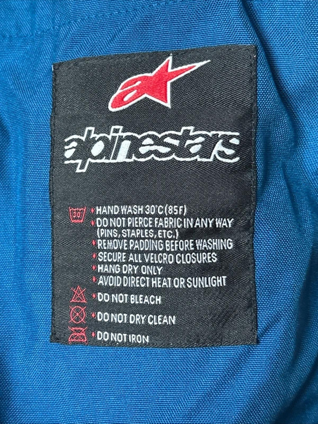 Alpinestars Gore-Tex Goretex Jacket Armored Blue Black & Inner Layer Size M VGC