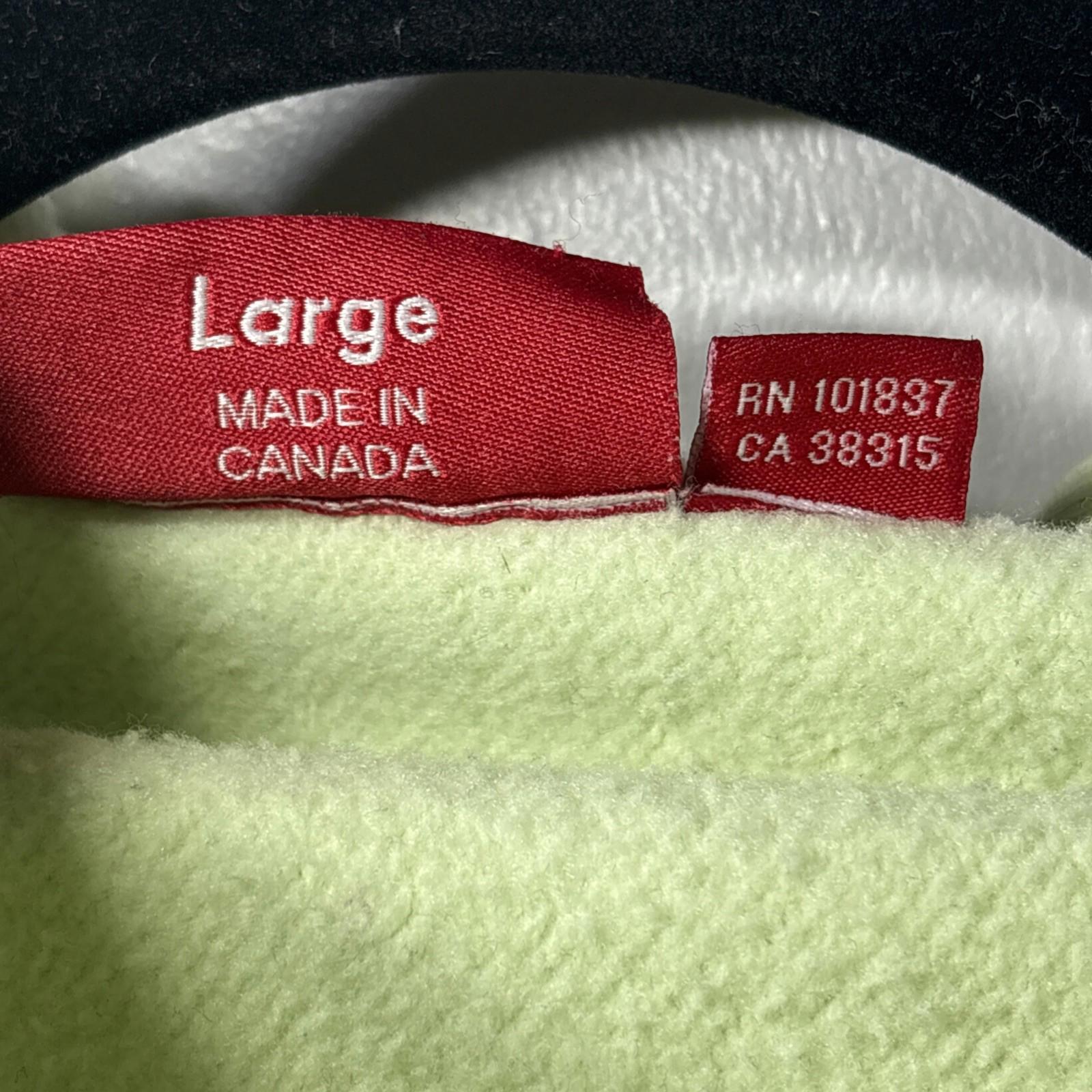 Supreme Box Logo Hooded Sweatshirt Pale Lime Size large L (FW17) VGC hoodie top