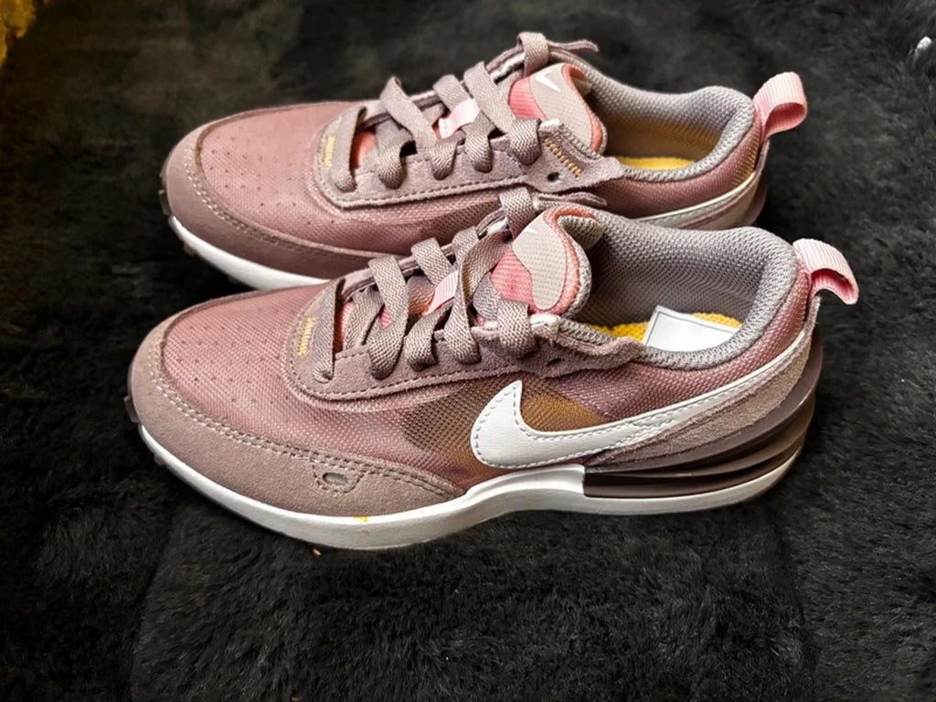 Girls Nike Waffle One Trainers In Pink Glaze - Size Uk12