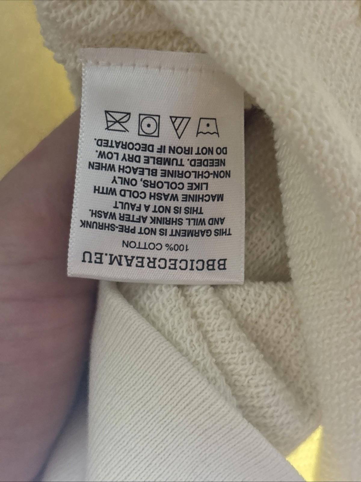 ICECREAM Off-White Sundae Sweatshirt Billionaire Boys Club S Mens New No Tag