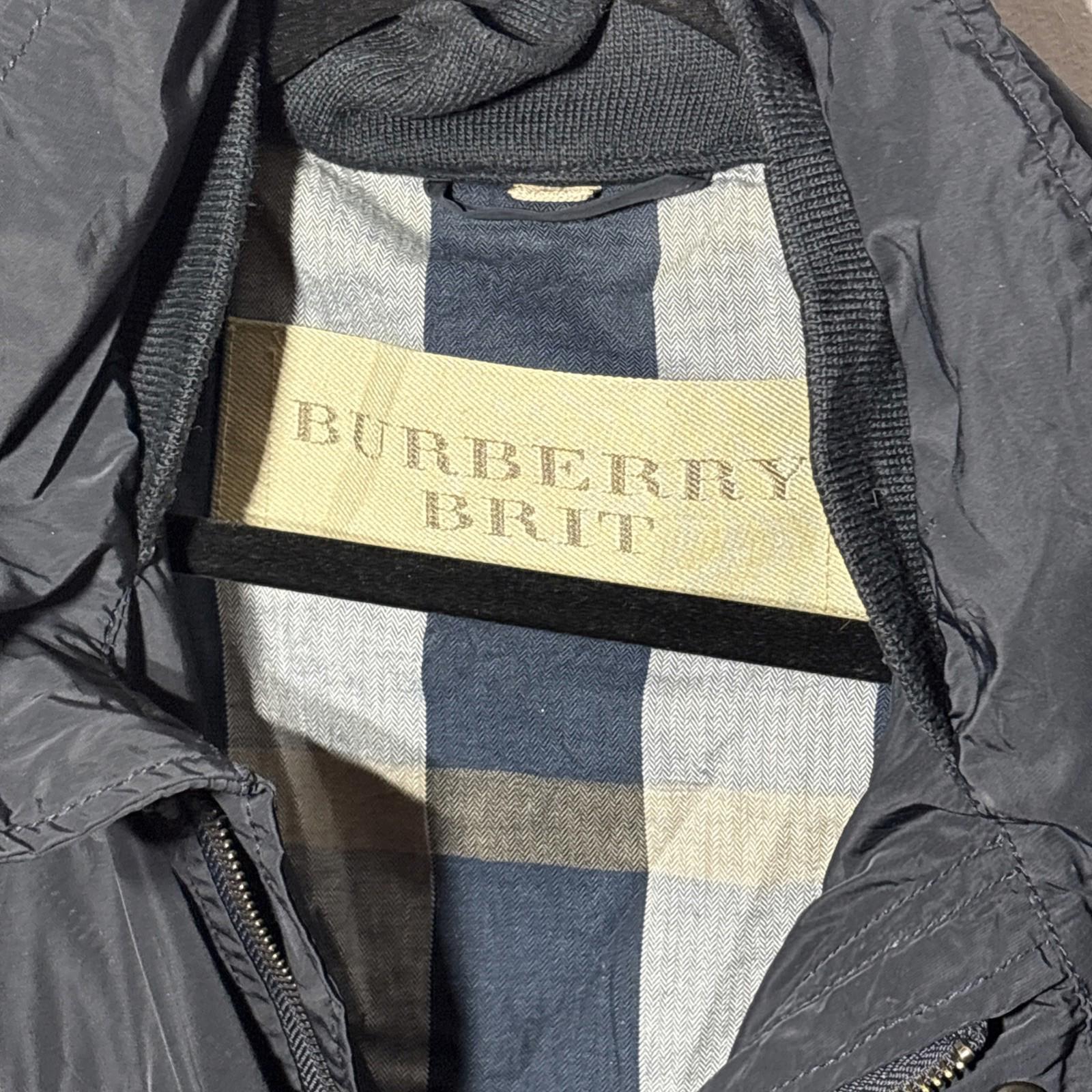 Burberry Brit Nova Check Men’s parka coat jacket zip away hood size XL VGC