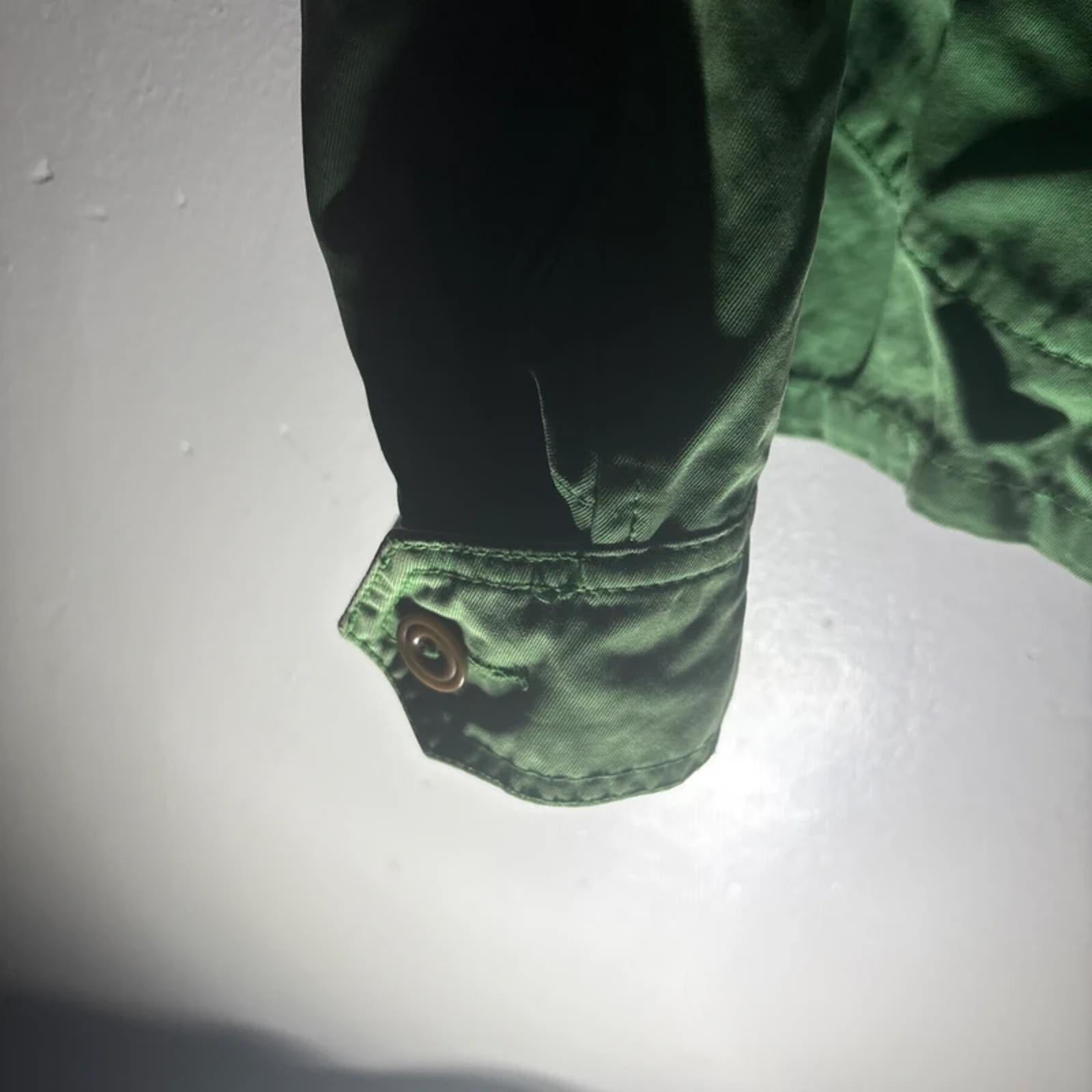 Vintage Green Polo by Ralph Lauren Harrington Style Zip Up Jacket Iconic Size XL