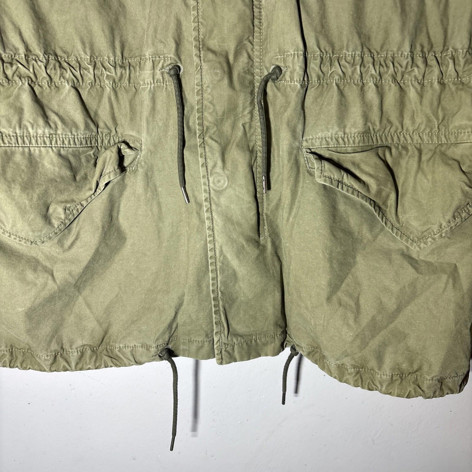 Polo Ralph Lauren olive khaki military combat field jacket guam 5TH squadron XL
