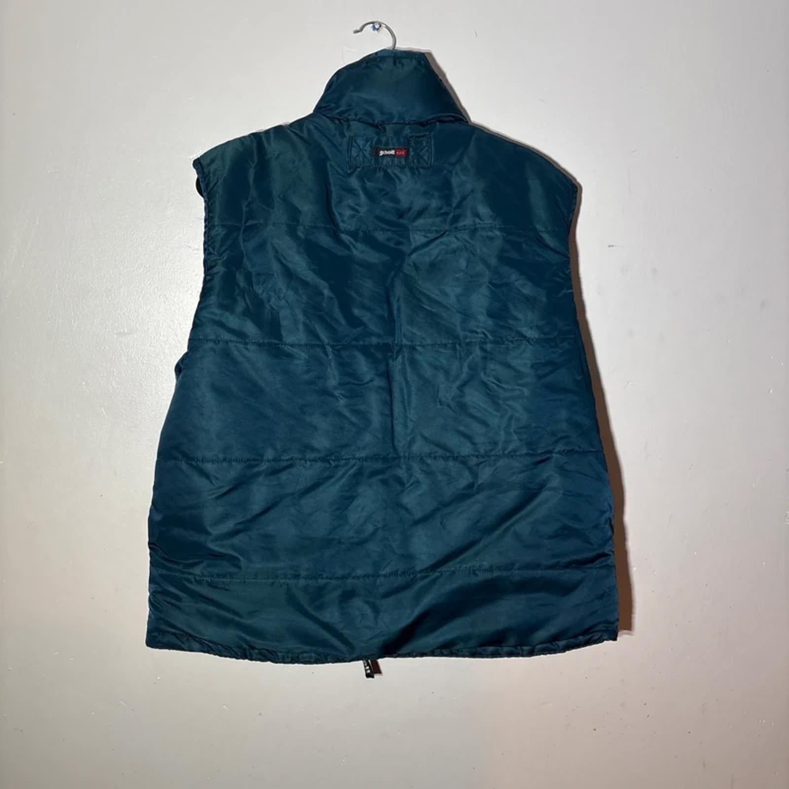 Schott NYC Reversible Nylon Vest Puffer Gilet Body warmer Men’s Size L Large VGC