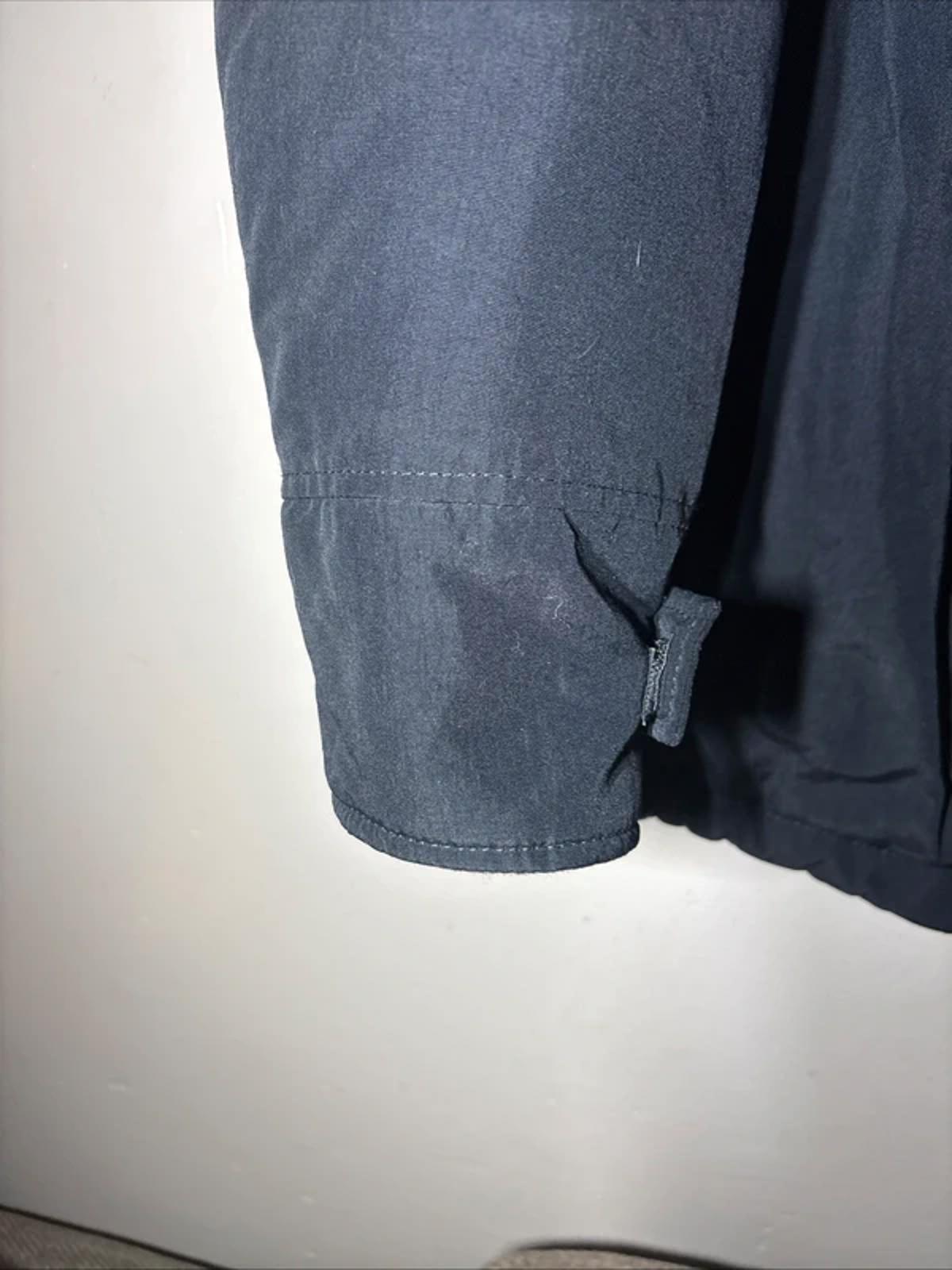 Moschino Jeans Navy Puffer Utility Techwear Jacket Fleece Colour Edge Size M 40