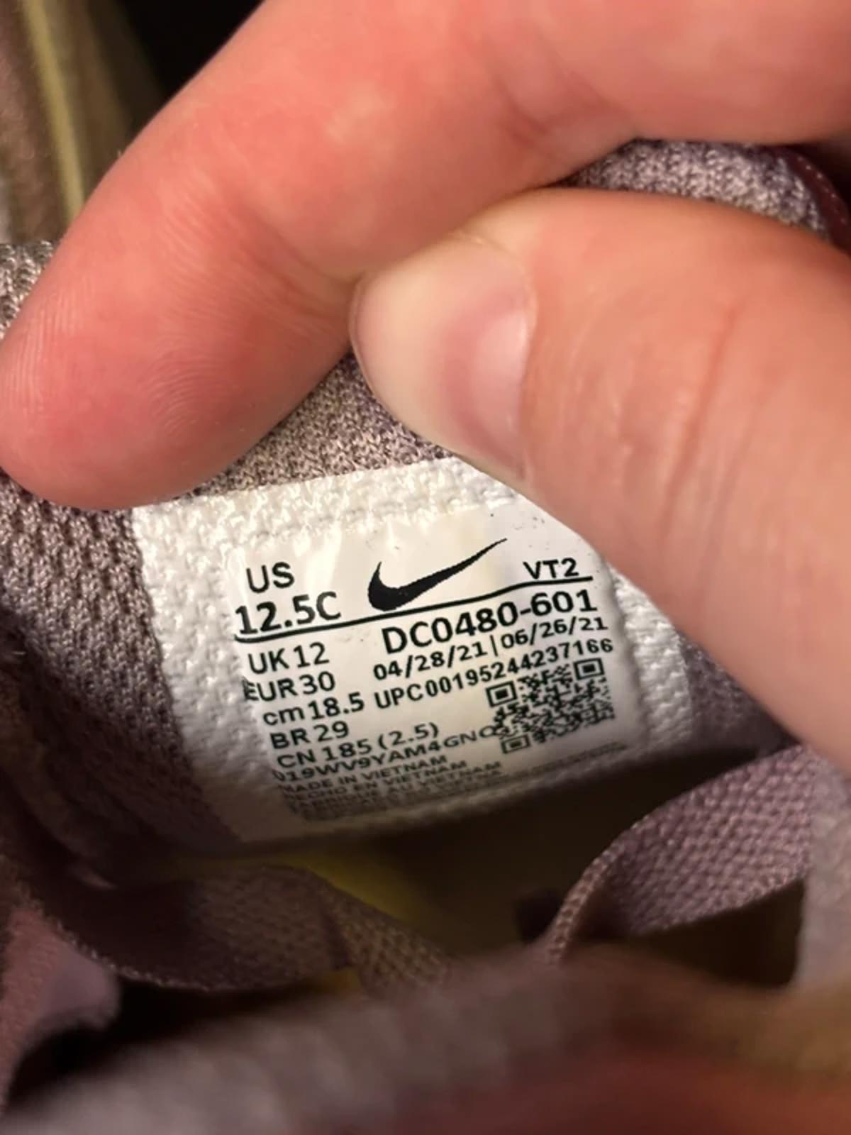 Girls Nike Waffle One Trainers In Pink Glaze - Size Uk12