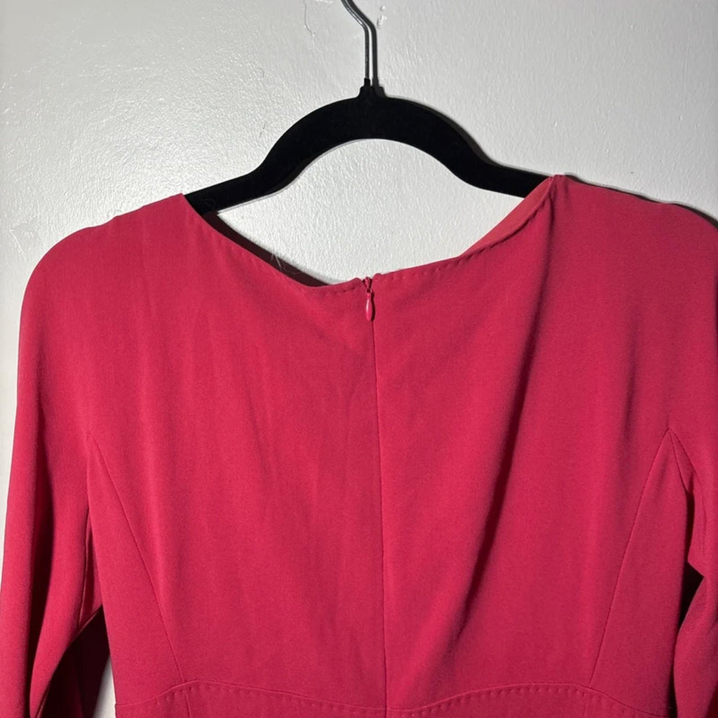 Maxmara Max Mara Dress Red Size 14 UK Made In Italy Triacetate Viscose BNWT