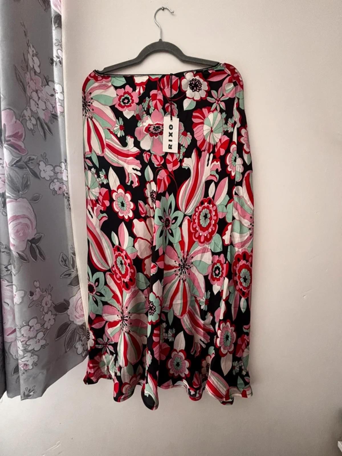 Rixo Ardith Skirt Parisian Daisy Multi - Size 10