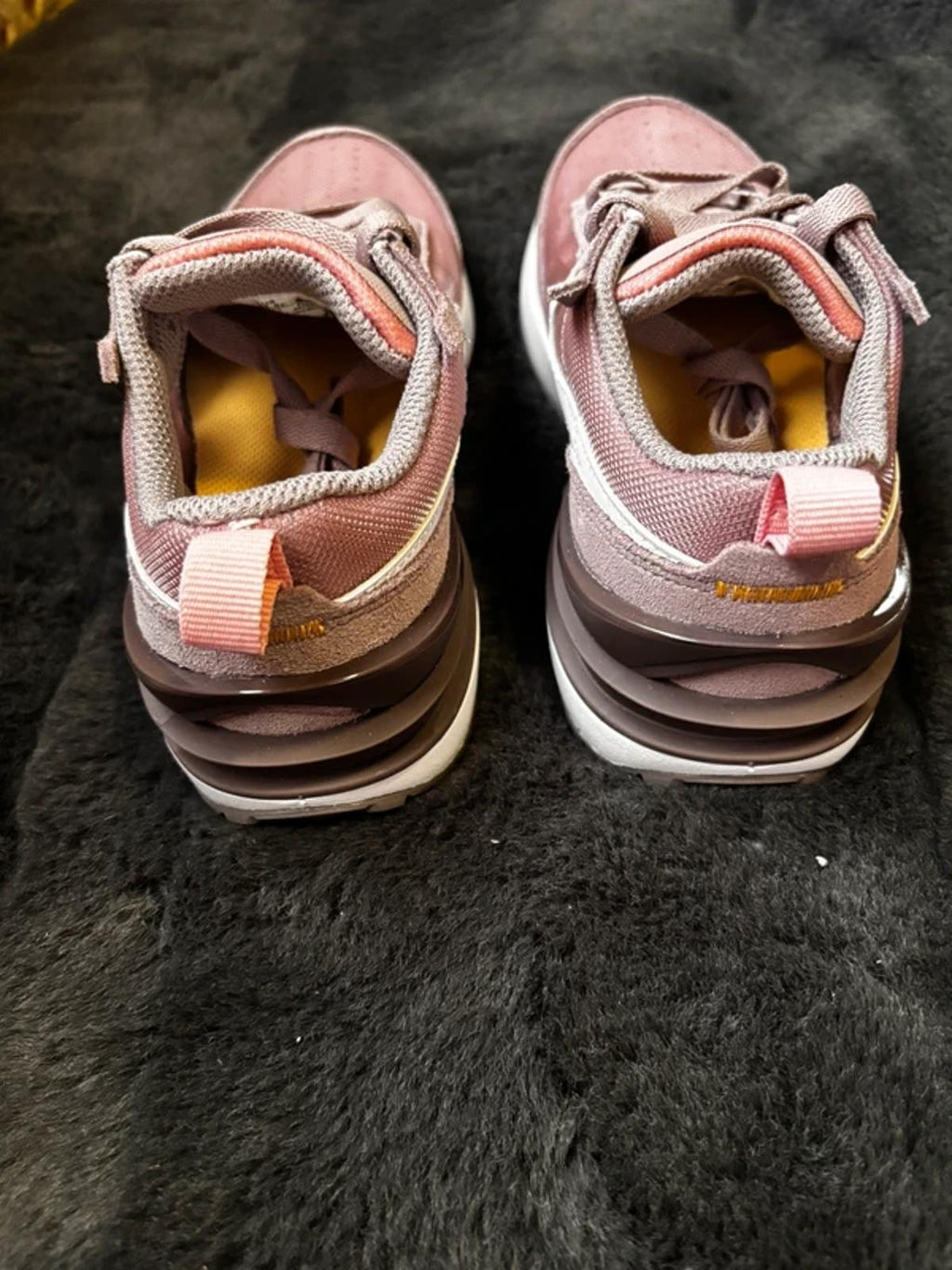 Girls Nike Waffle One Trainers In Pink Glaze - Size Uk12