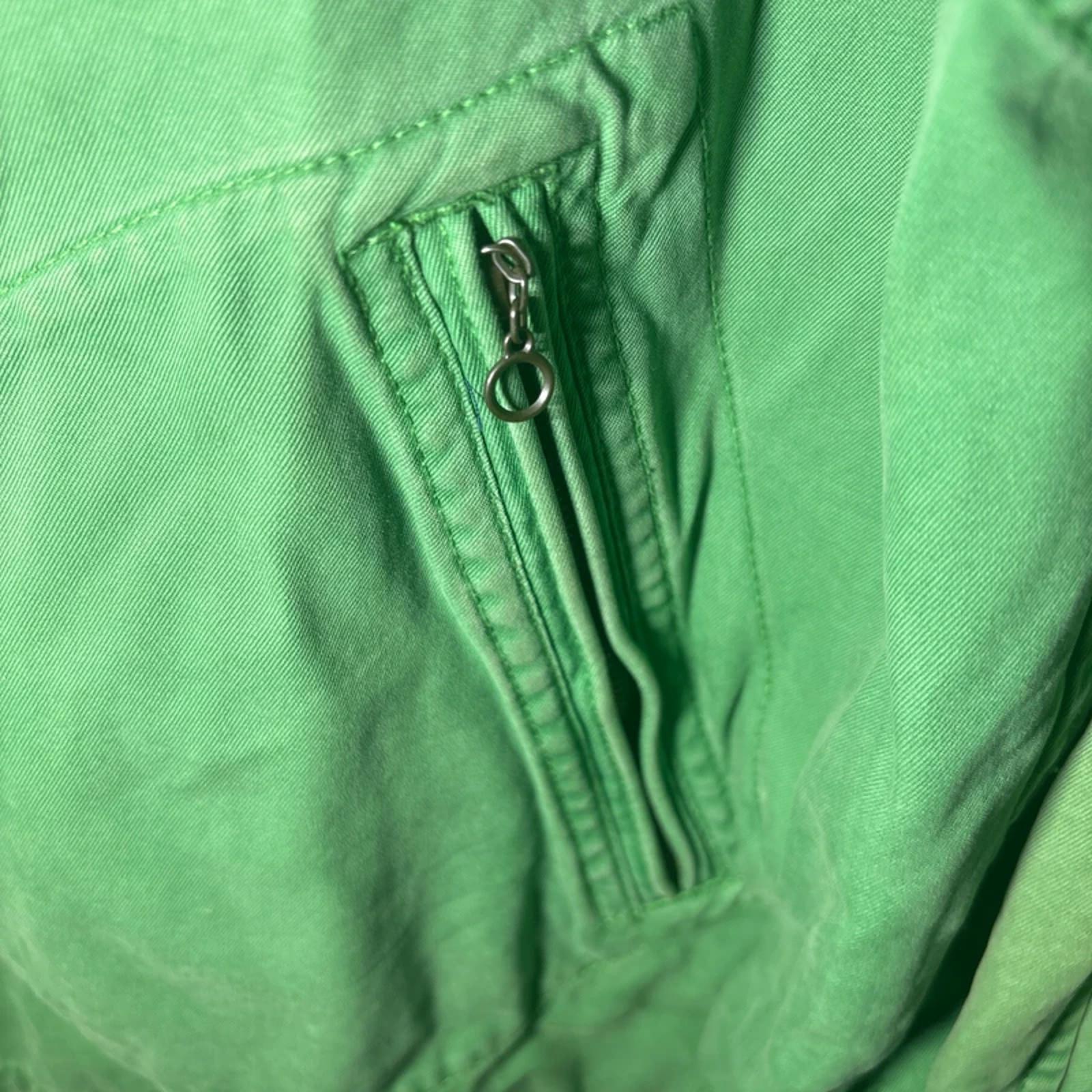 Vintage Green Polo by Ralph Lauren Harrington Style Zip Up Jacket Iconic Size XL