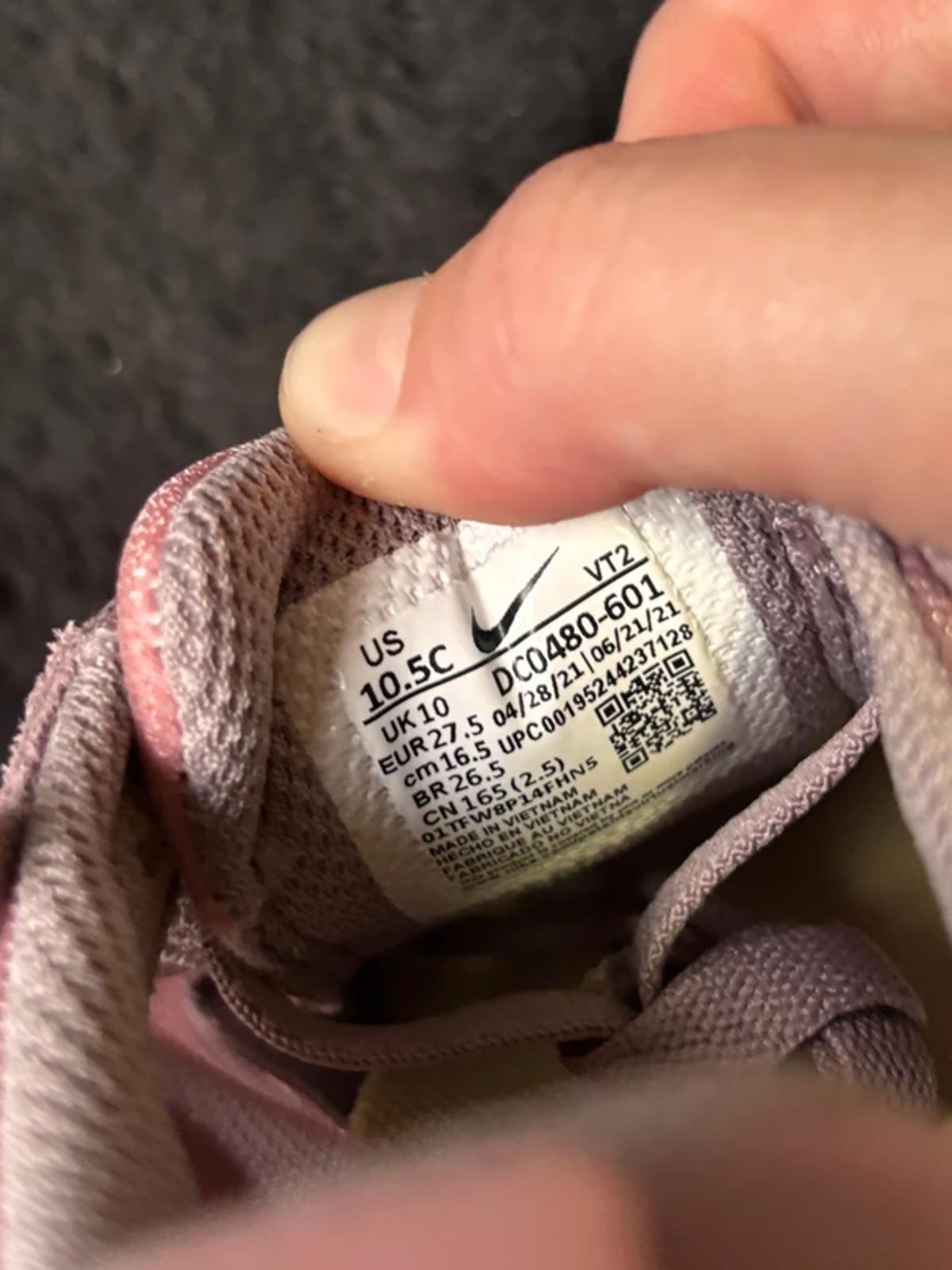 Girls Nike Waffle One Trainers In Pink Glaze - Size UK10