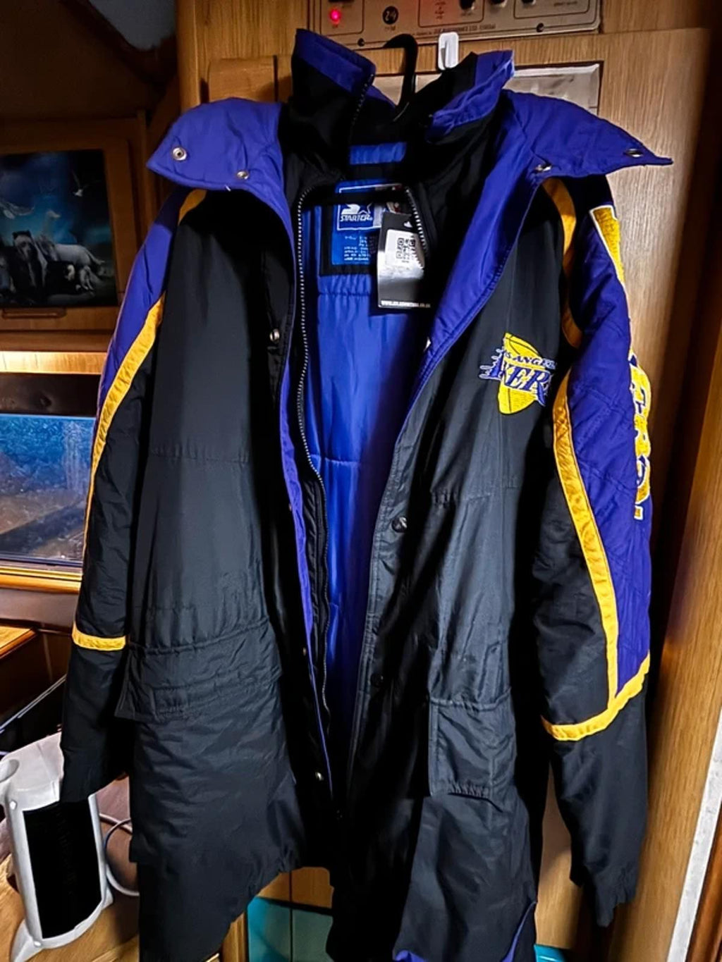 Vintage Starter Los Angeles Lakers Parker Coat