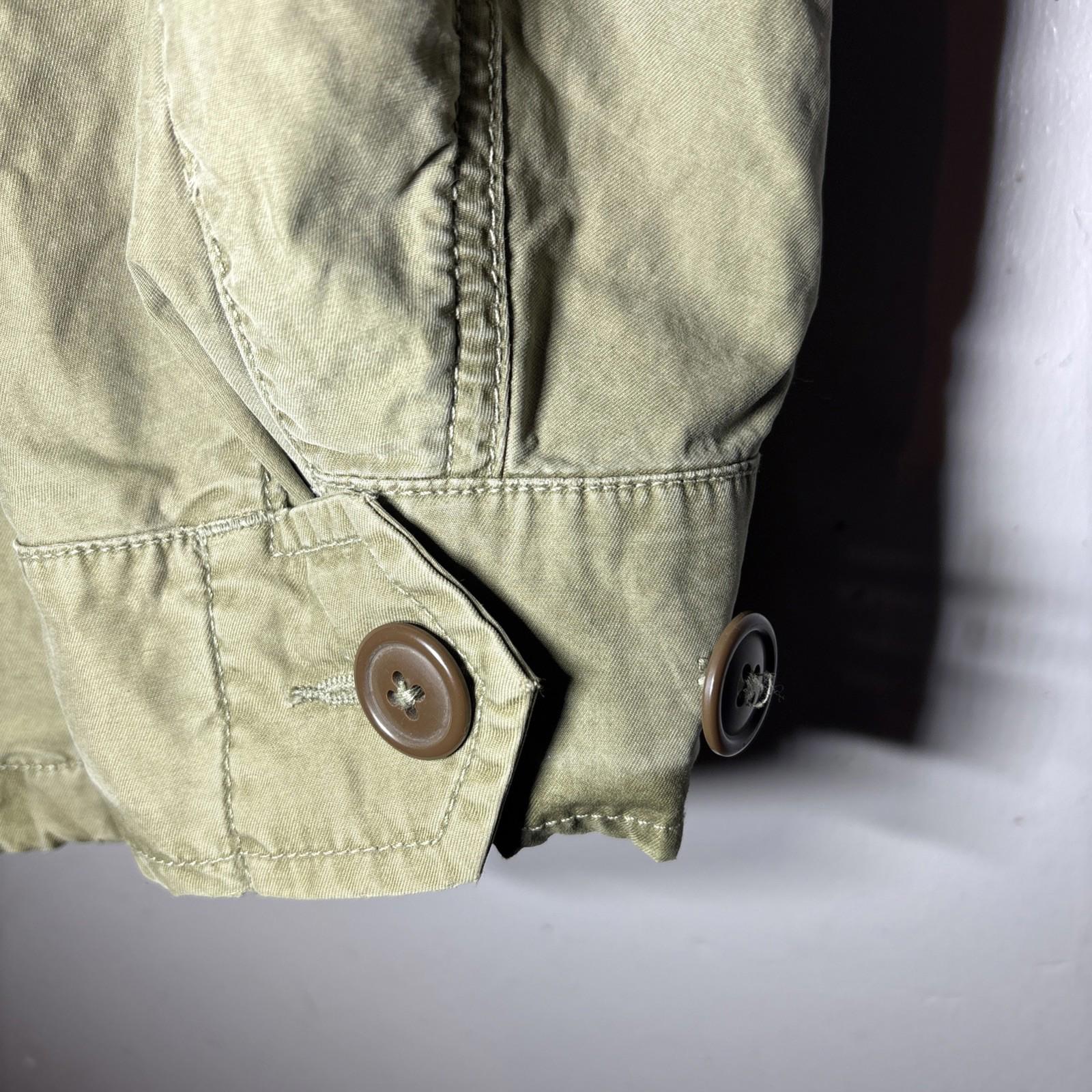 Polo Ralph Lauren olive khaki military combat field jacket guam 5TH squadron XL
