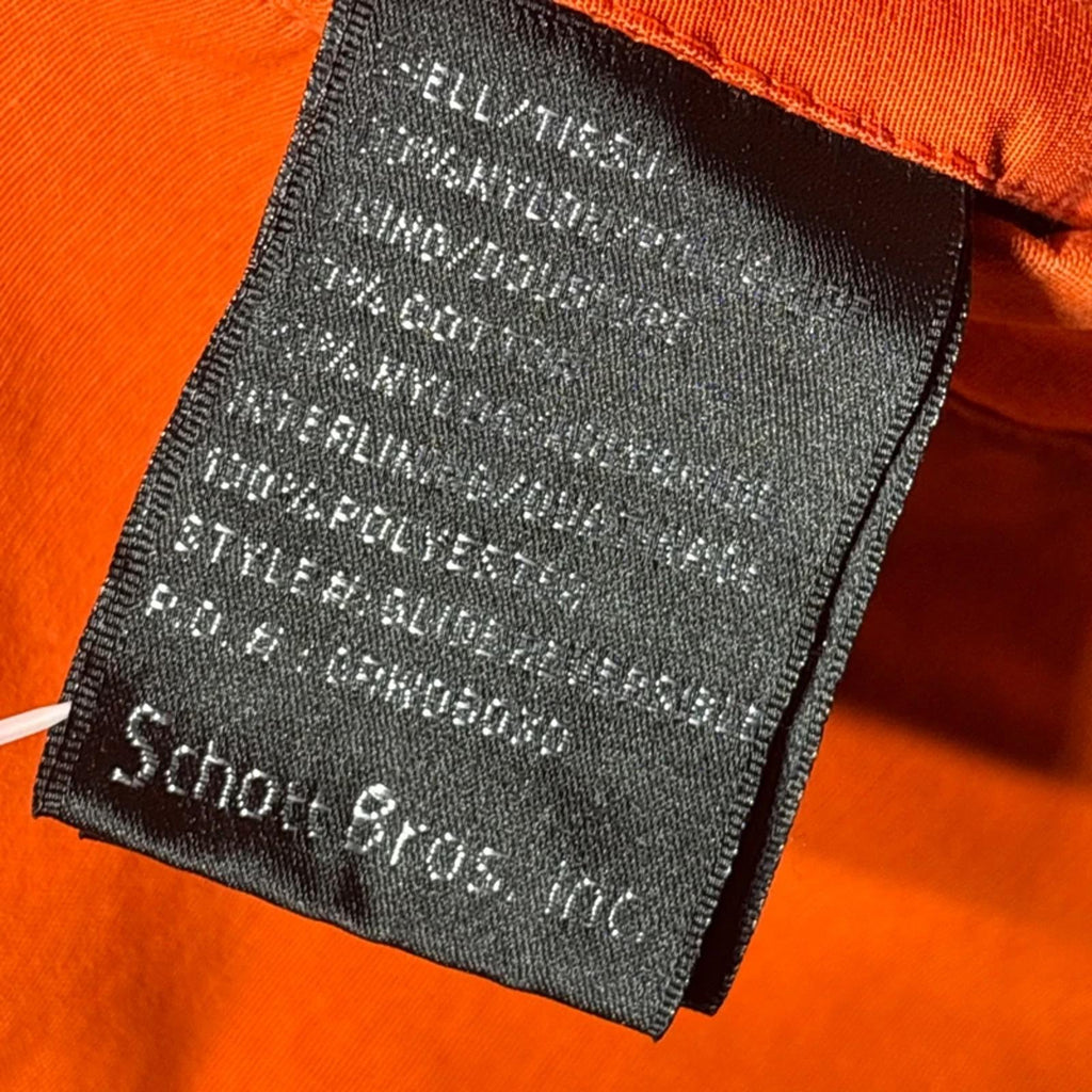Schott NYC Reversible Nylon Vest Puffer Gilet Body warmer Men’s Size L Large VGC