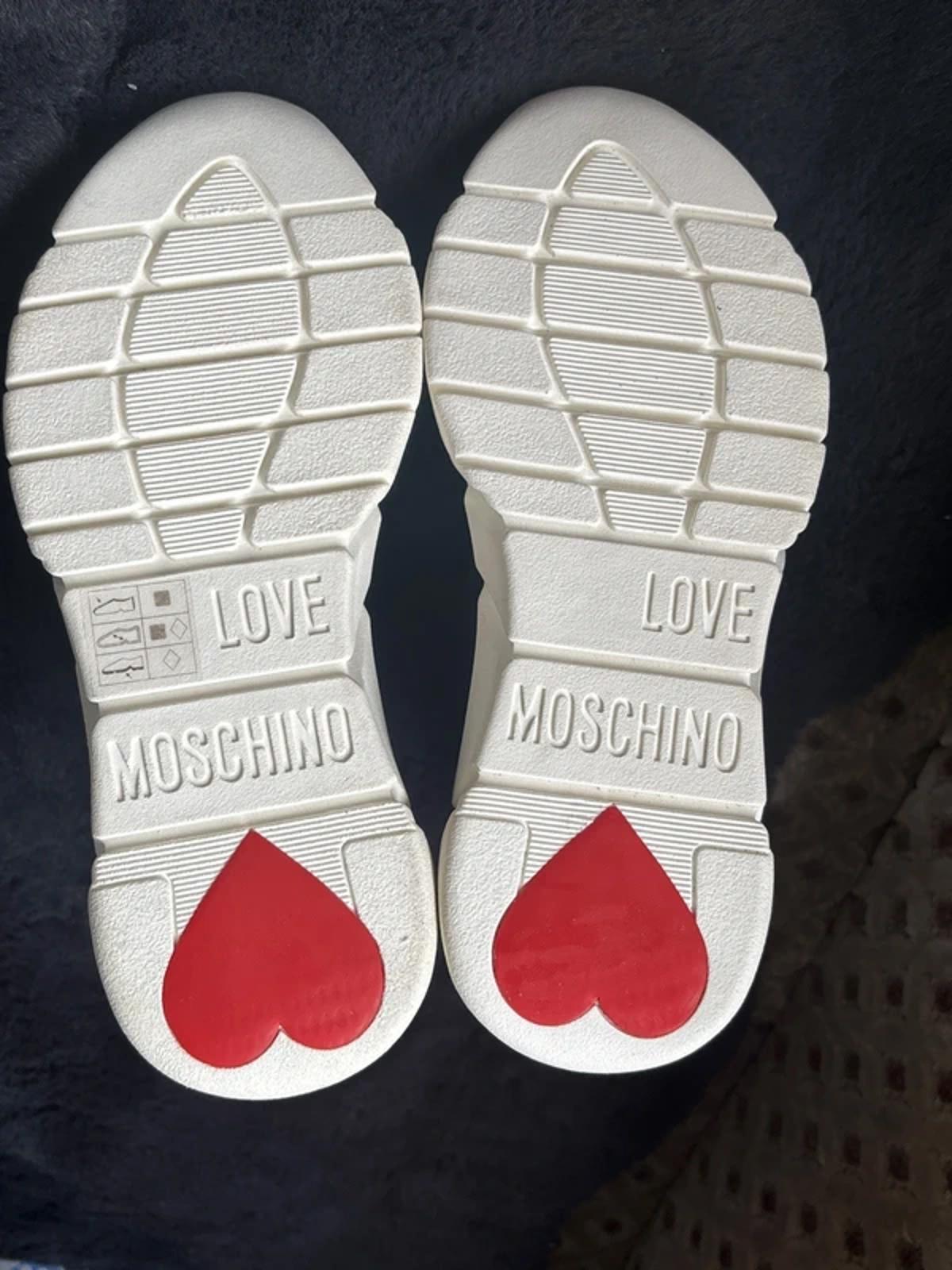 Love Moschino Logo Sock Trainers - Size UK8