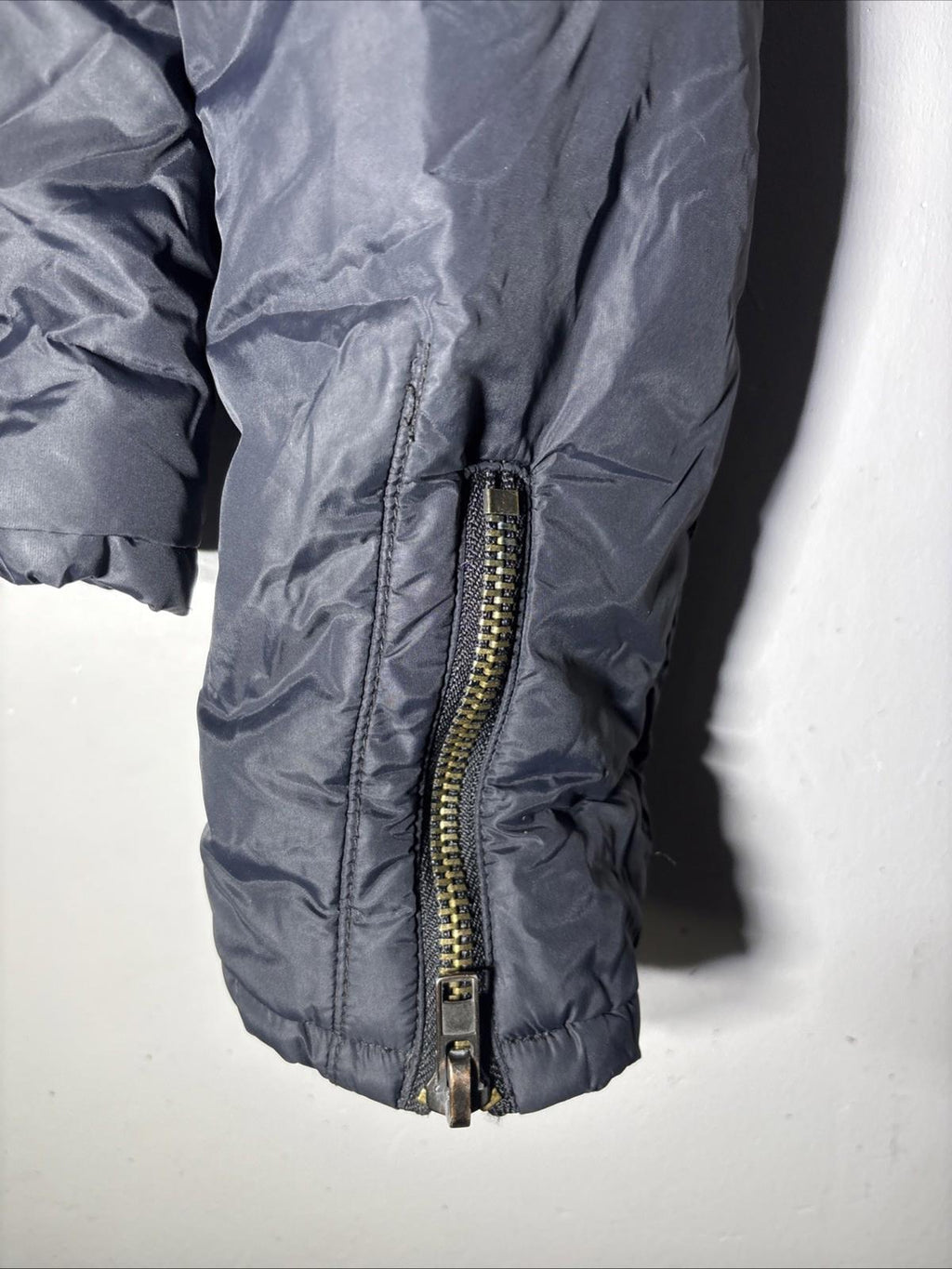 Just Cavalli Archive Biker Jacket Anthracite Blue Women's Size L (50 IT) VGC