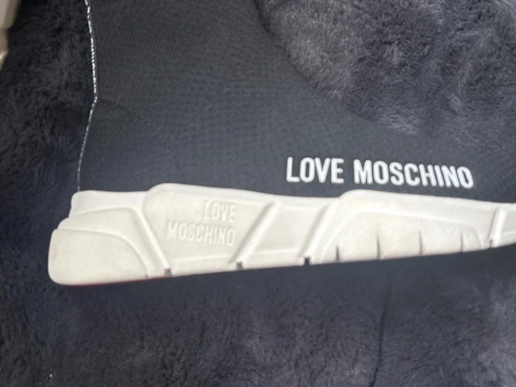 Love Moschino Logo Sock Trainers - Size UK8
