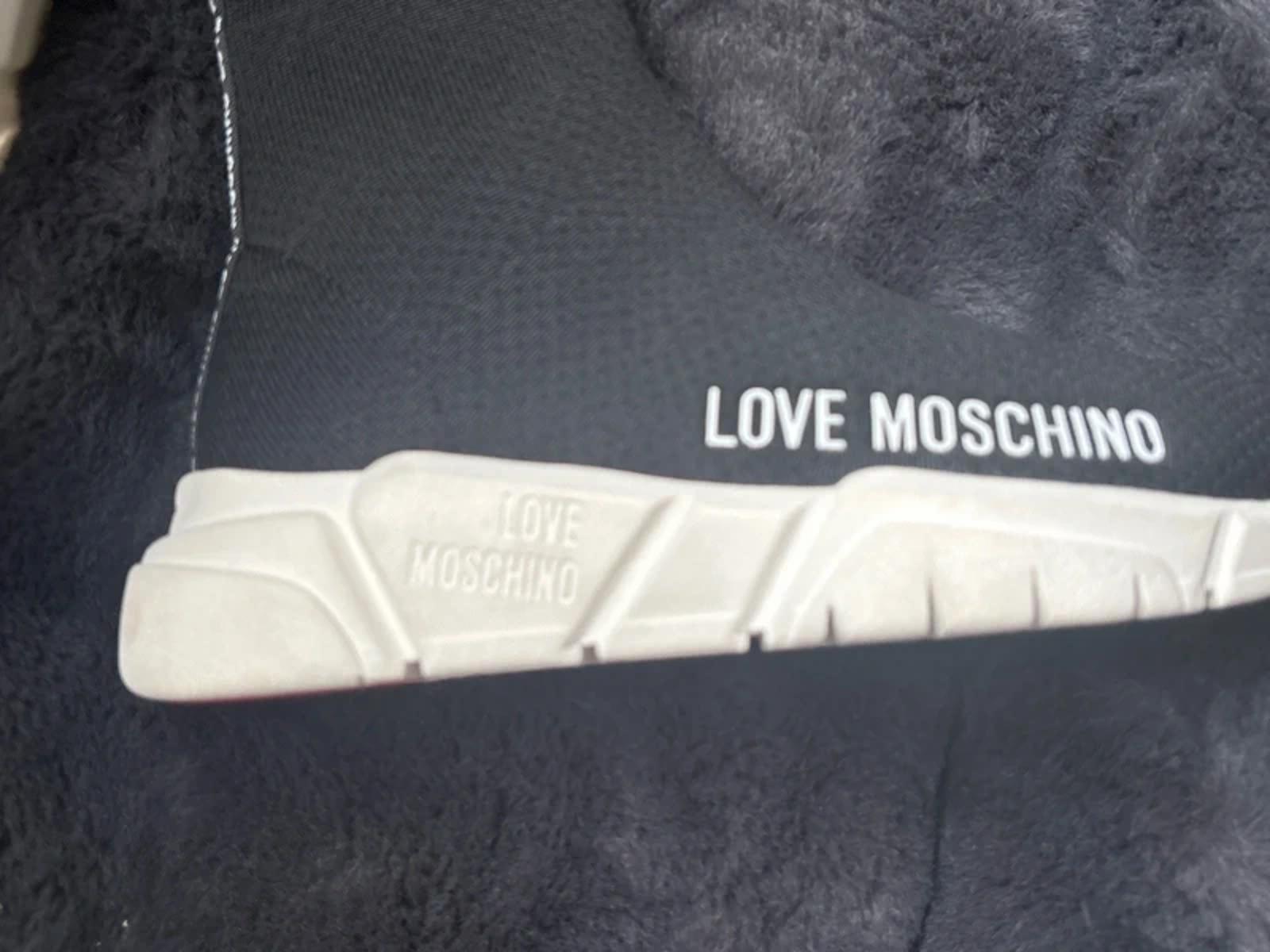 Love Moschino Logo Sock Trainers - Size UK8