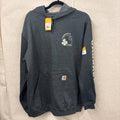 Carhartt Loose Fit Mid weight Hooded Shamrock Graphic Hoodie Size Medium