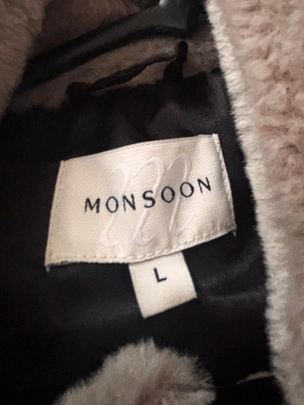 RRP £150 Monsoon Dakota Super Soft Duffle Coat - Size Large