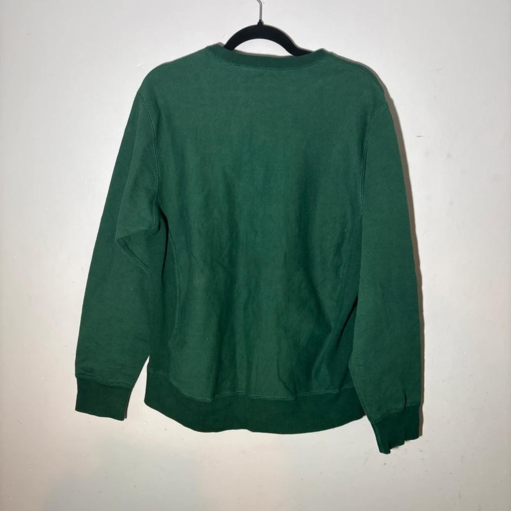 Supreme Box Logo Bogo Crewneck Hoodie jumper sweatshirt Green Medium FW18 100% Authentic VGC