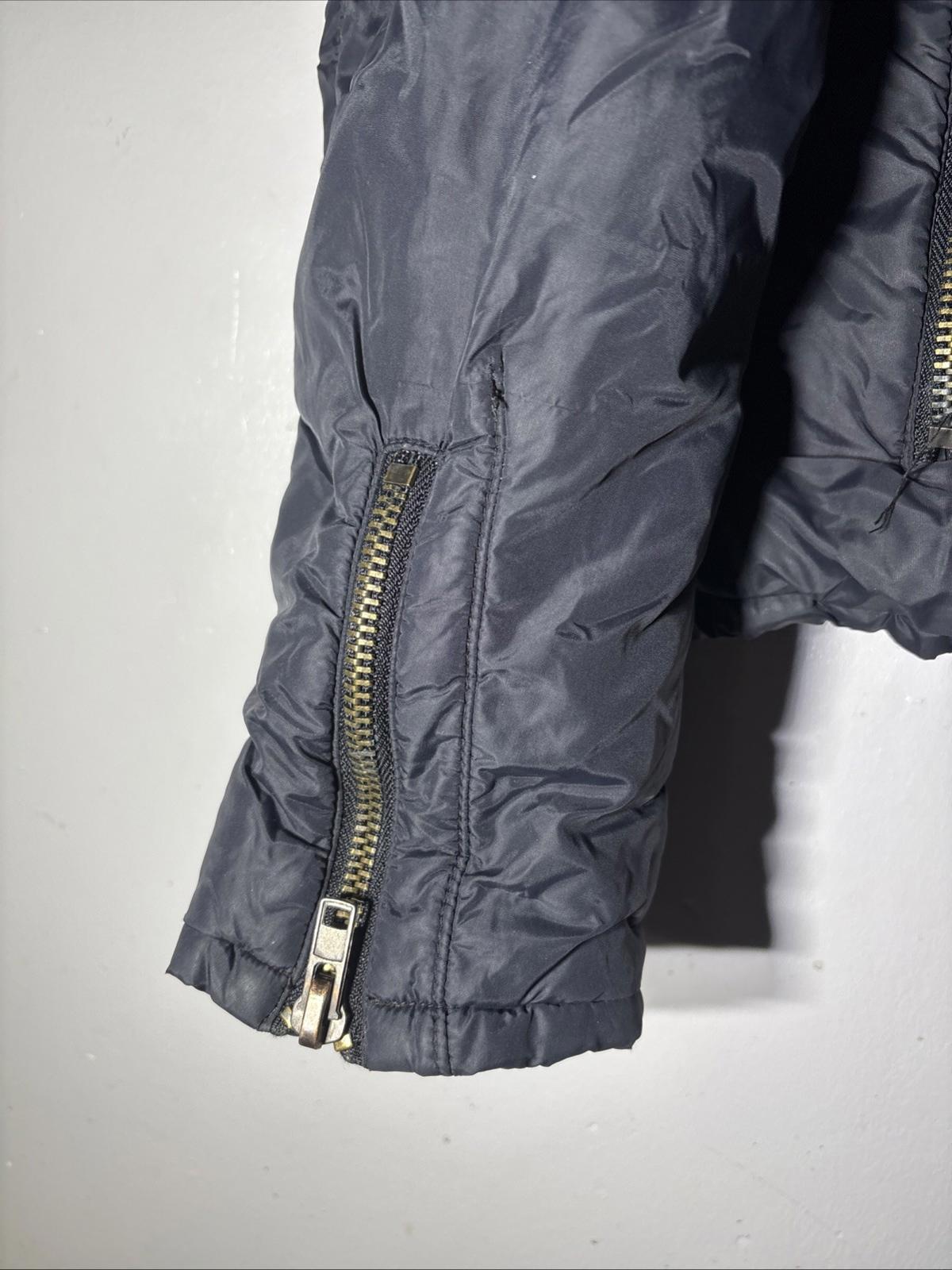 Just Cavalli Archive Biker Jacket Anthracite Blue Women's Size L (50 IT) VGC