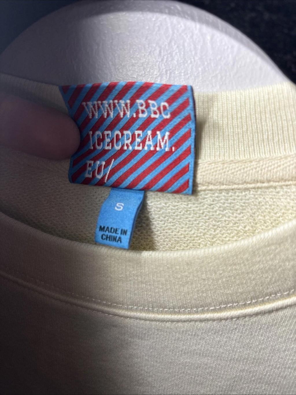 ICECREAM Off-White Sundae Sweatshirt Billionaire Boys Club S Mens New No Tag