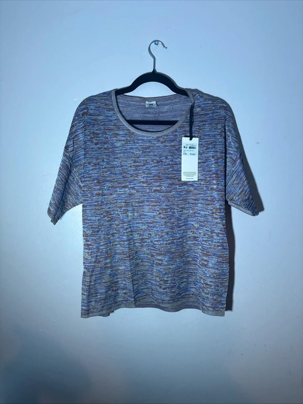 Missoni T-Shirt Multicoloured Crew Sweater Pattern Brand New Size 16 XL RRP £190