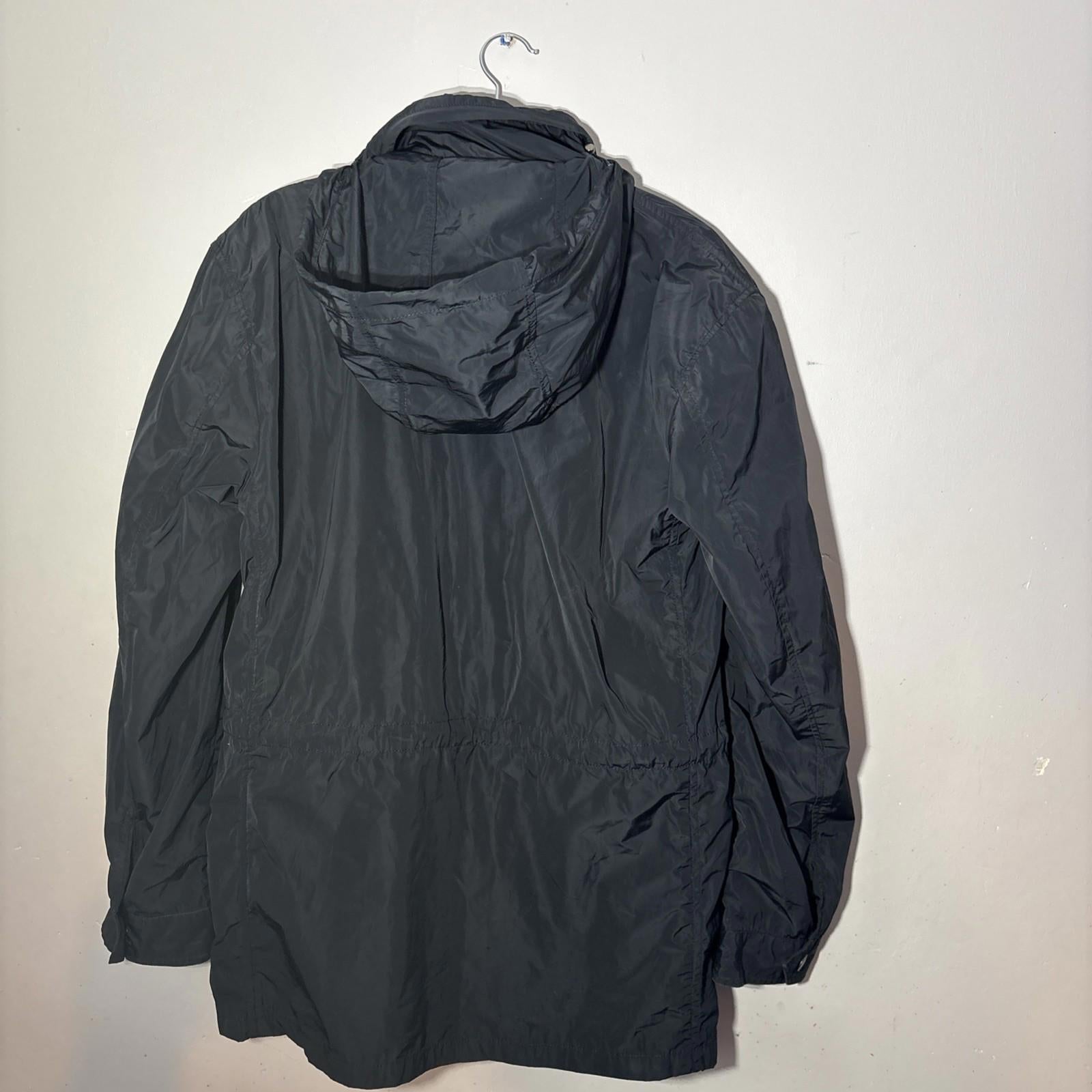 Burberry Brit Nova Check Men’s parka coat jacket zip away hood size XL VGC