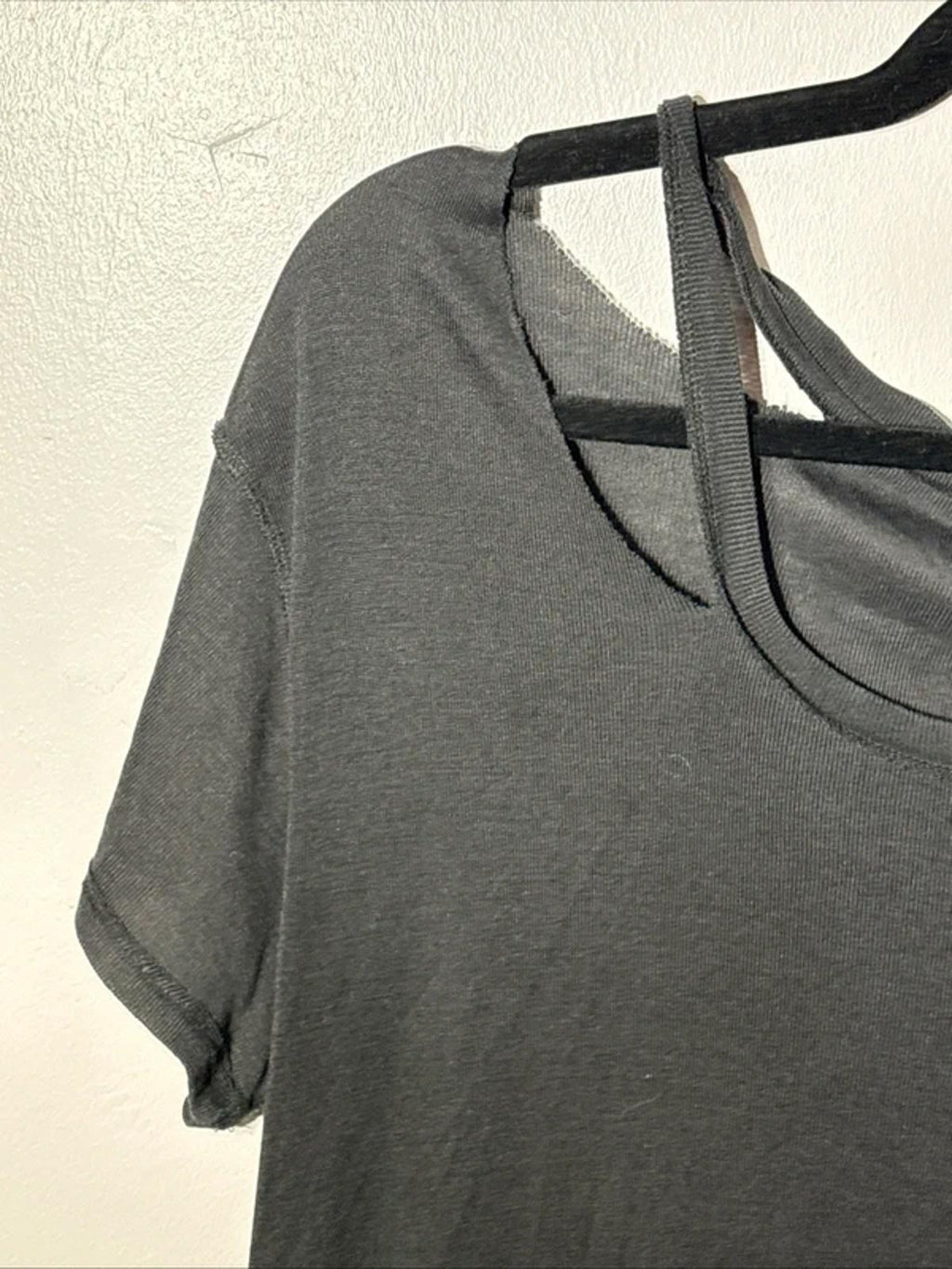 Unravel Project Silk Jersey Cut Out Black Tee Size S T-shirt New Ben Taverniti
