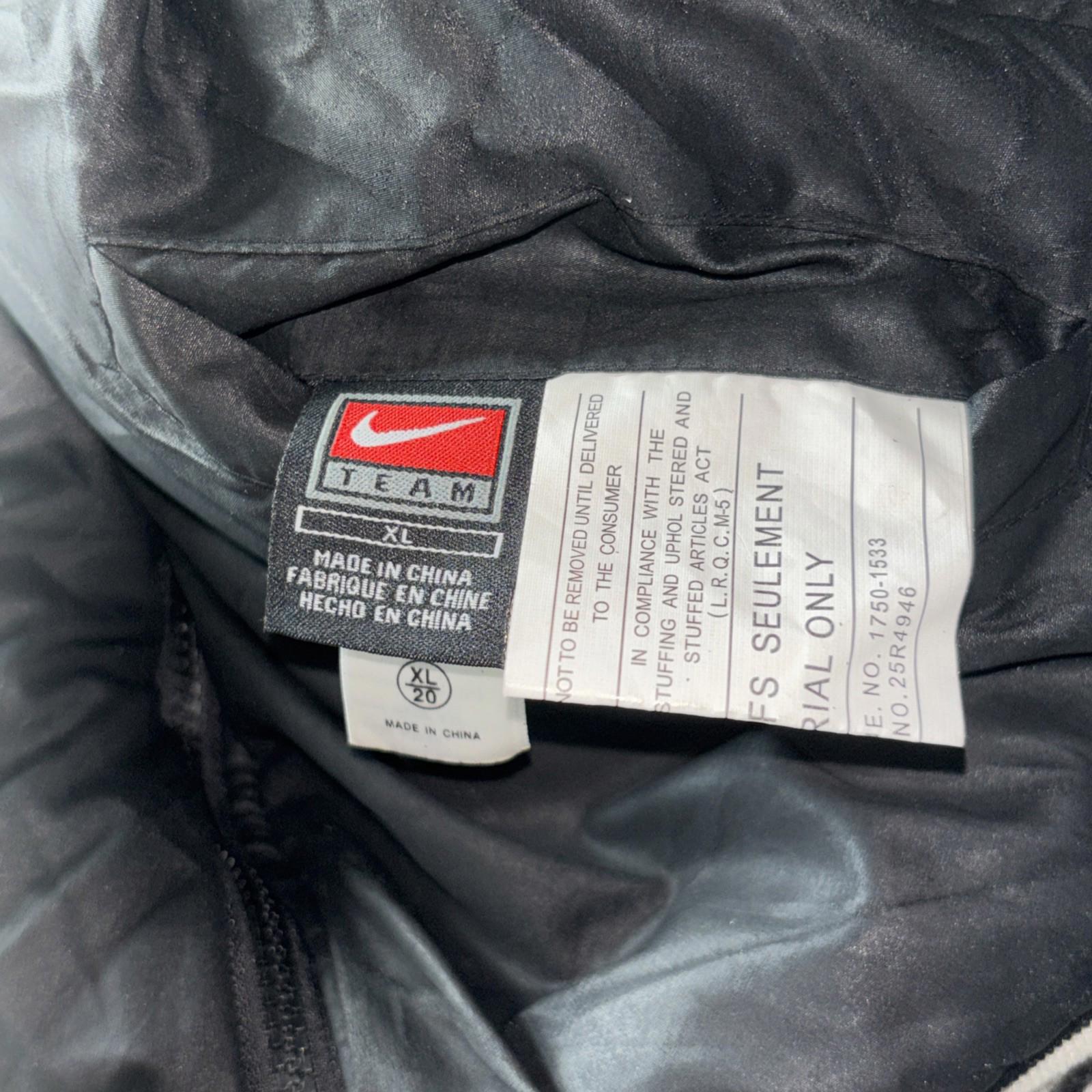 Nike NHL Canada Reversible Varsity Jacket Size XL Leather Sleeves Vintage