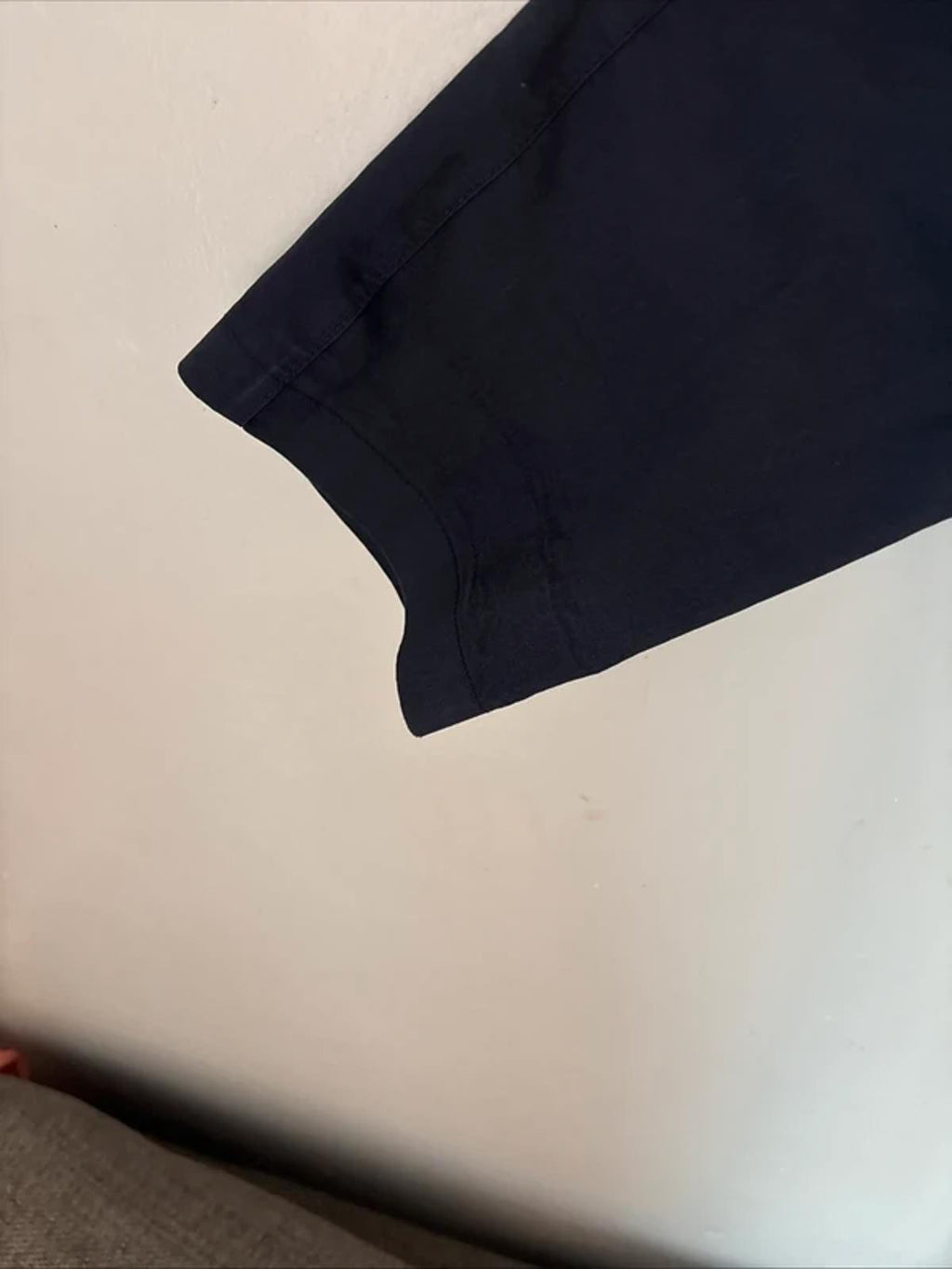 Hermès Paris Double Breasted Wax Cotton Trench Rain Coat L Navy Blue Martingale