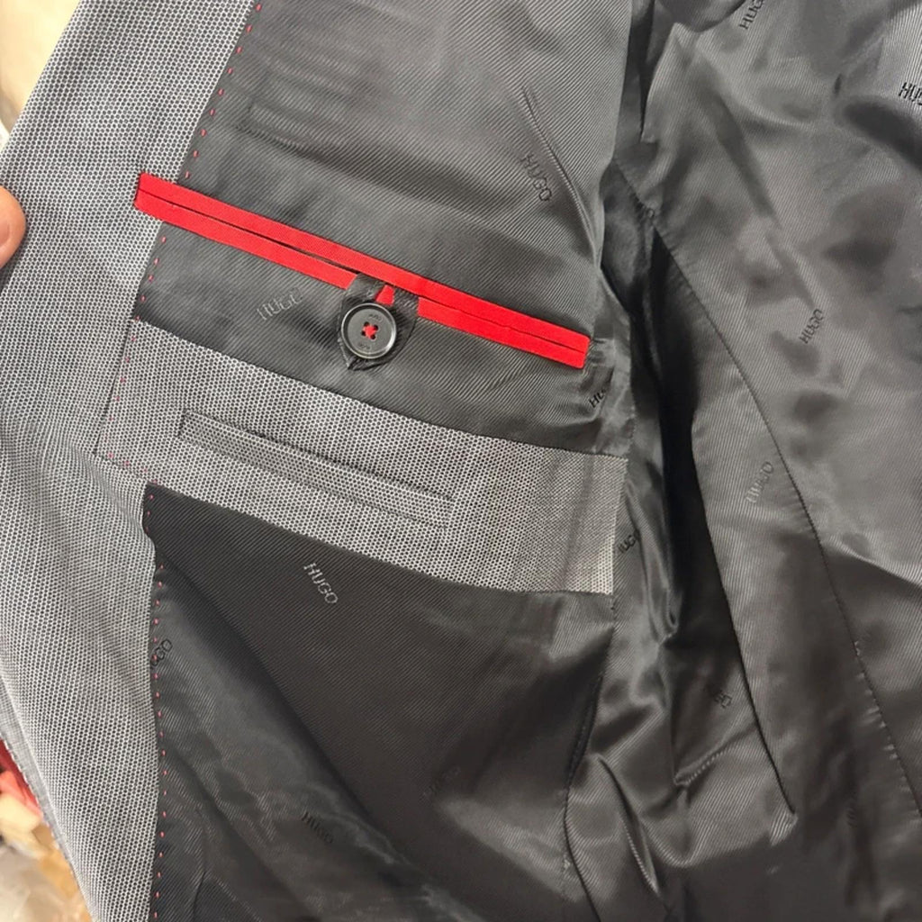 Hugo Boss Red Label Grey Suit Jacket Blazer Size 52UK Extra Slim Fit RRP £279