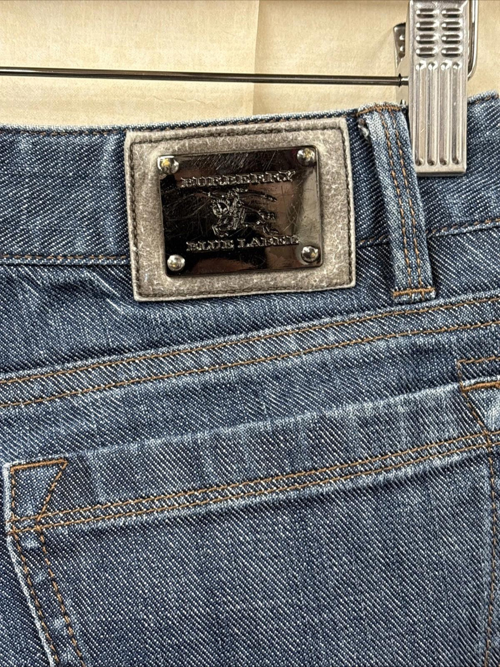 Burberry London Blue Label Straight Leg Jeans Size 25 VGC Genuine Designer