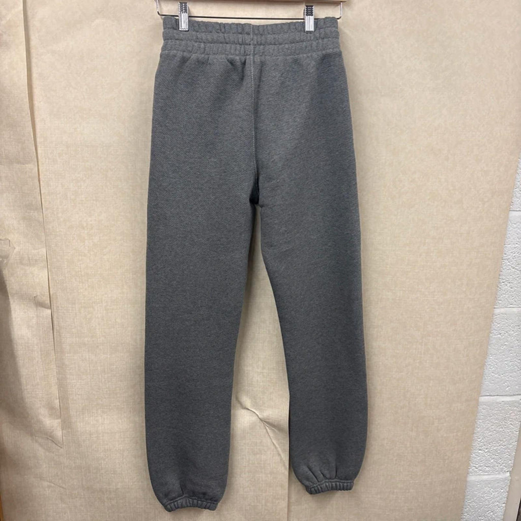 Off-White Logo Embroidered Joggers Track Pants Melange Grey Nautical Blue XS NWT