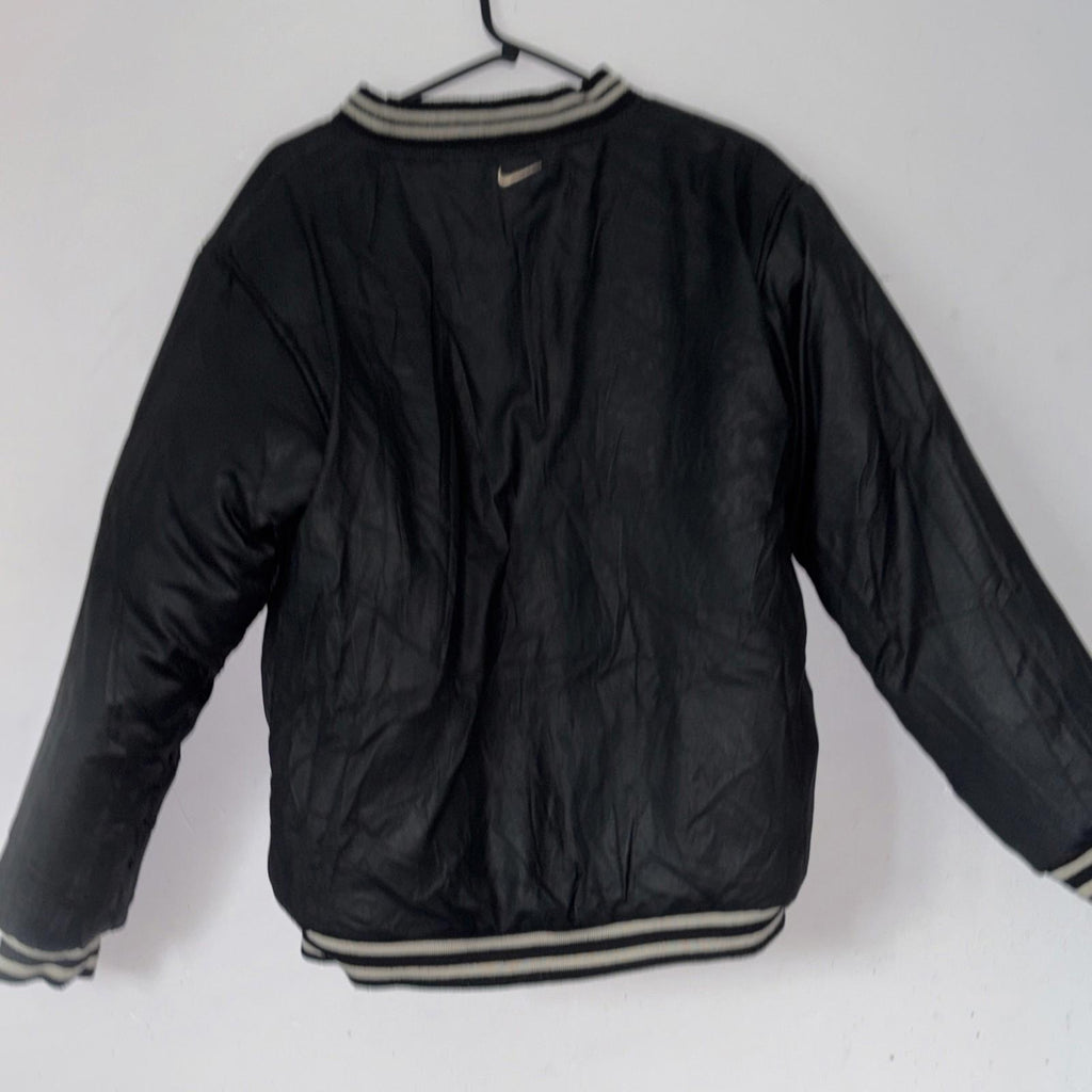 Nike NHL Canada Reversible Varsity Jacket Size XL Leather Sleeves Vintage