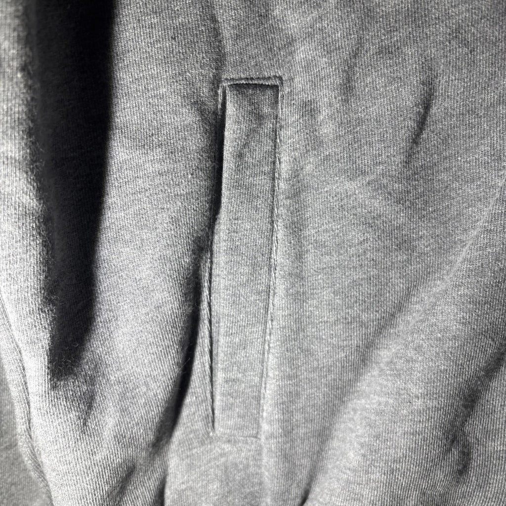 Belstaff men’s medium  grey funnel neck full zip with pockets and logo RRP145