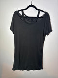Unravel Project Silk Jersey Cut Out Black Tee Size S T-shirt New Ben Taverniti