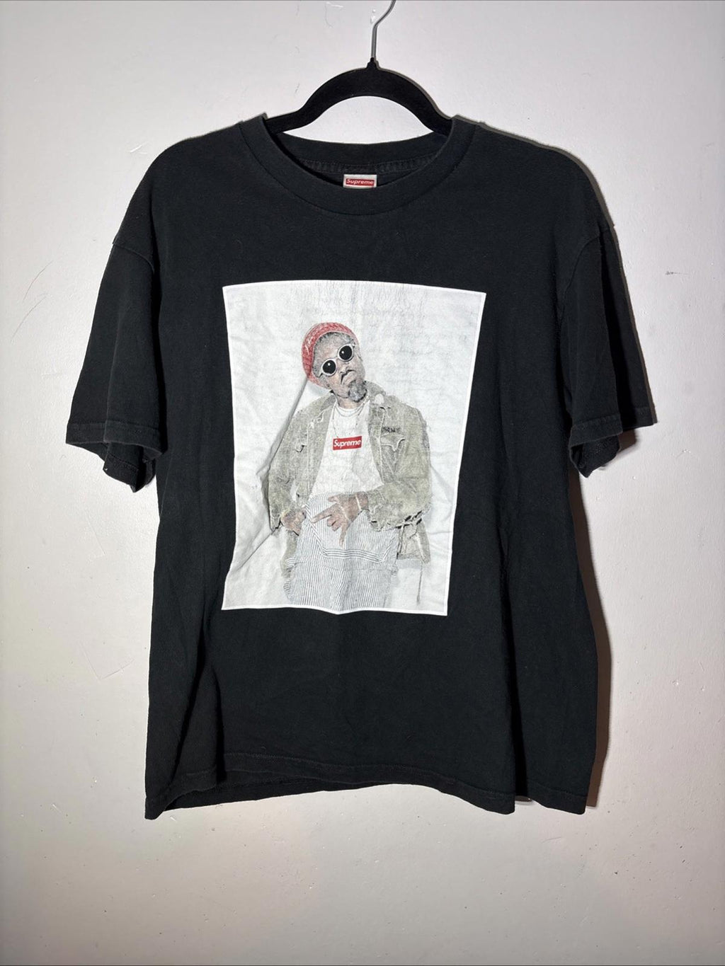 Supreme André 3000 Tee in black Fall Winter 2022 collection T-shirt M Medium