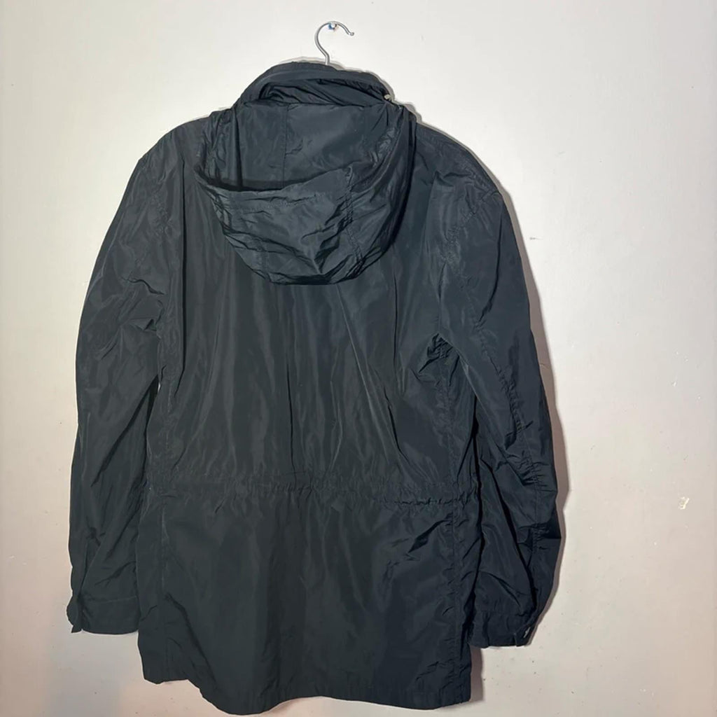 Burberry Brit Nova Check Men’s parka utility coat jacket zip away hood size XL VGC