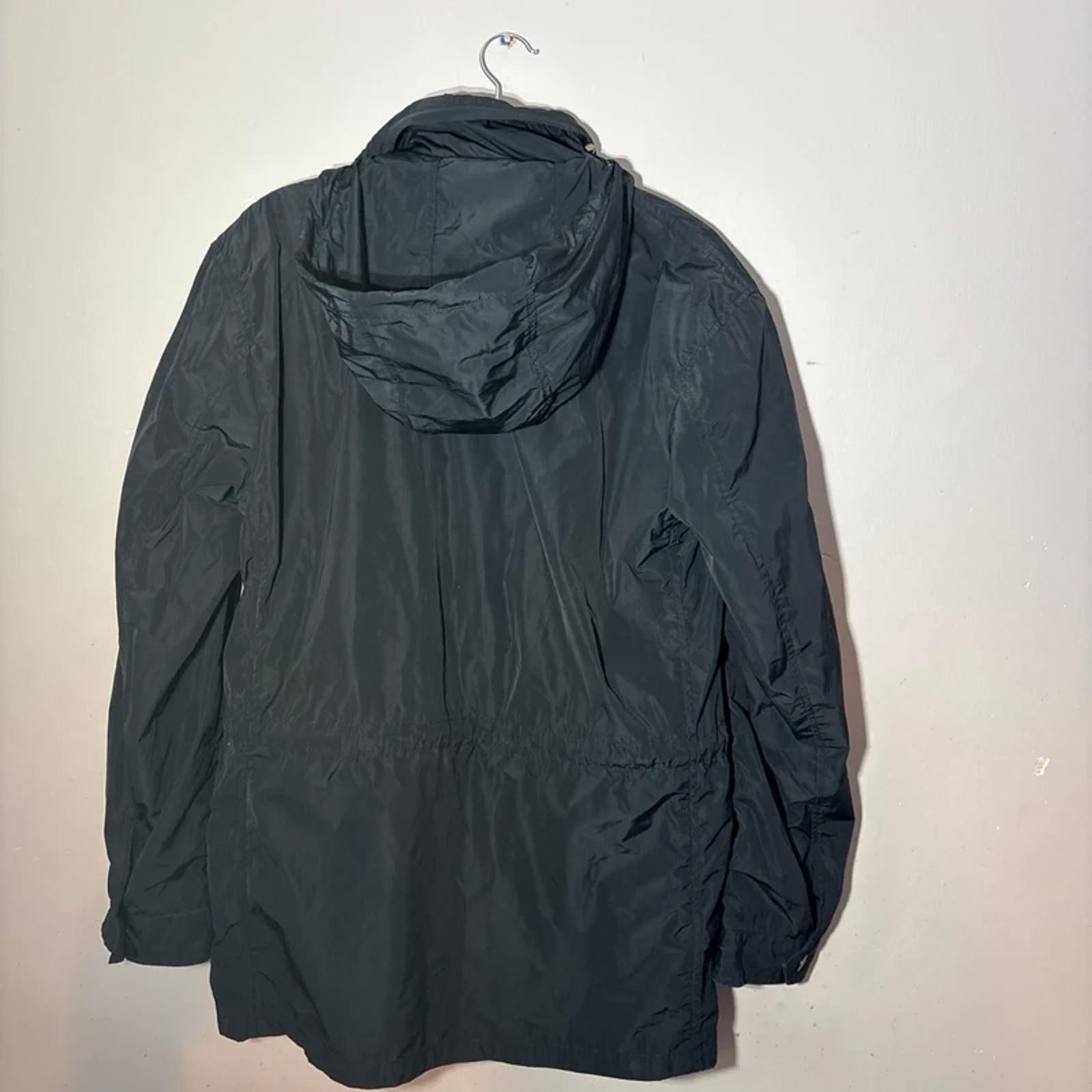 Burberry Brit Nova Check Men’s parka utility coat jacket zip away hood size XL VGC