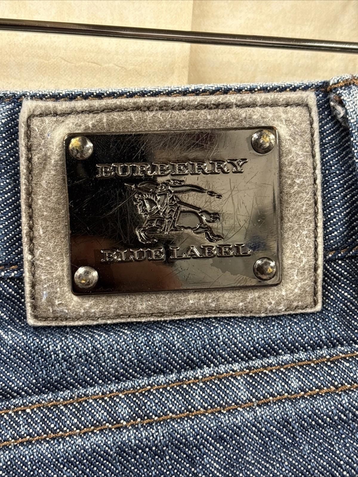 Burberry London Blue Label Straight Leg Jeans Size 25 VGC Genuine Designer
