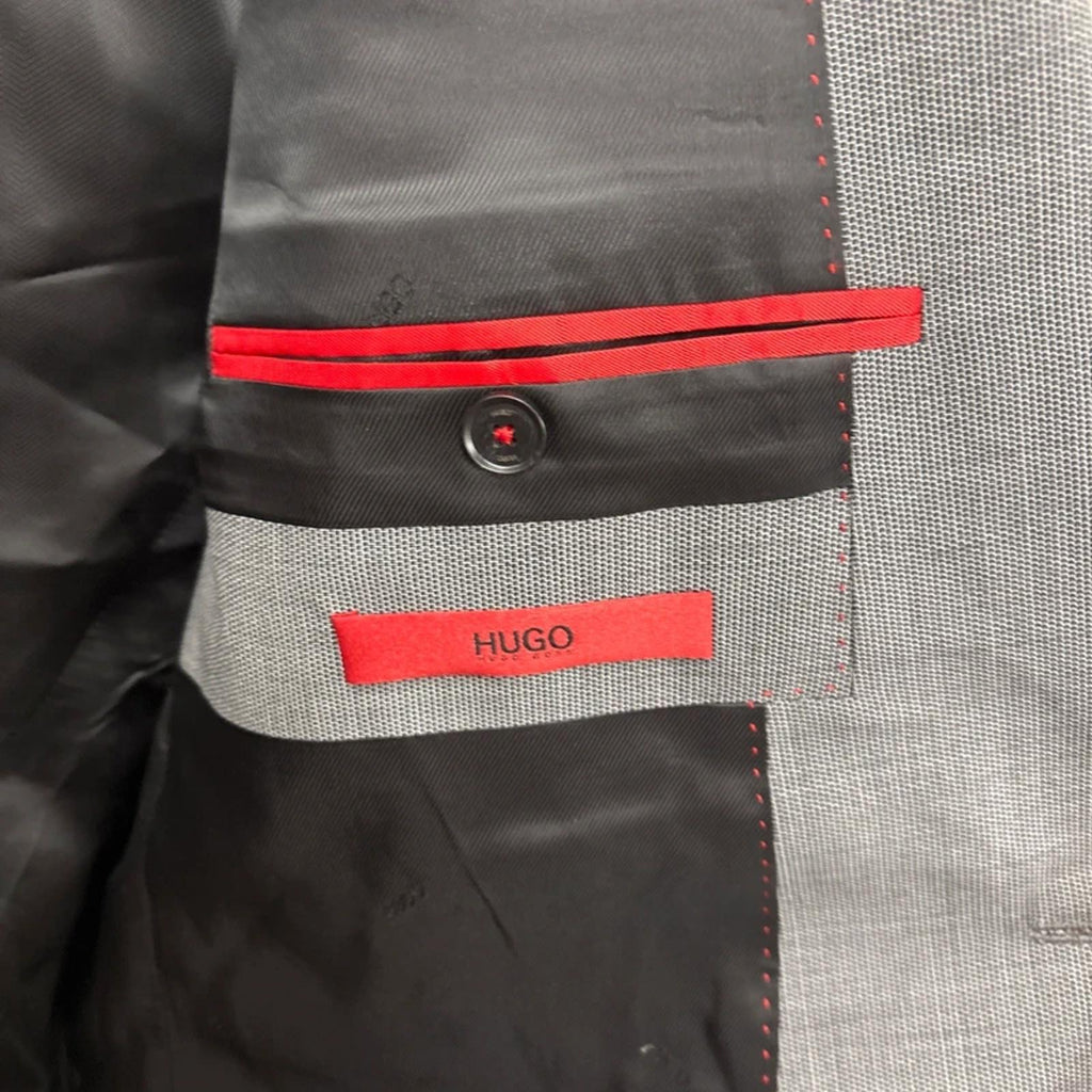 Hugo Boss Red Label Grey Suit Jacket Blazer Size 52UK Extra Slim Fit RRP £279