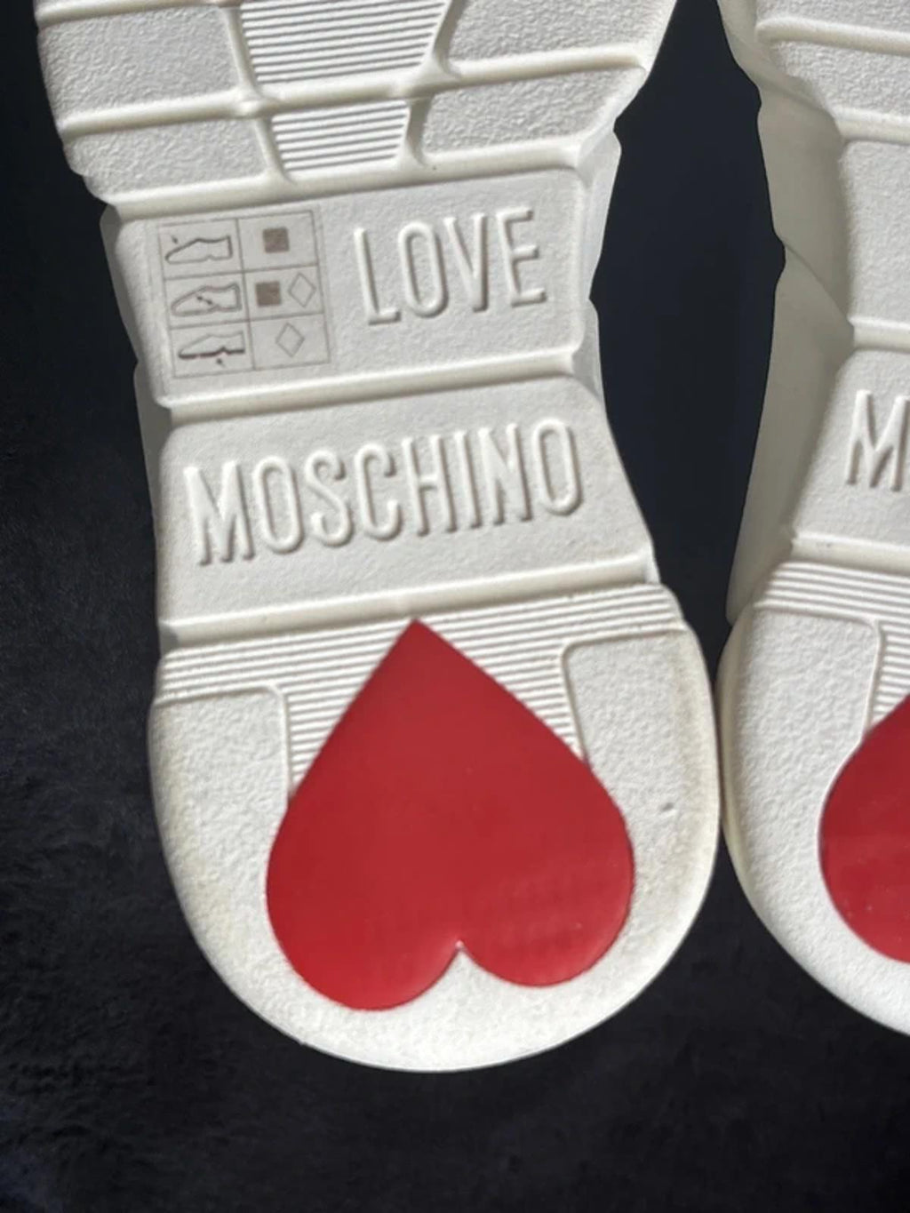 Love Moschino Logo Sock Trainers - Size UK8