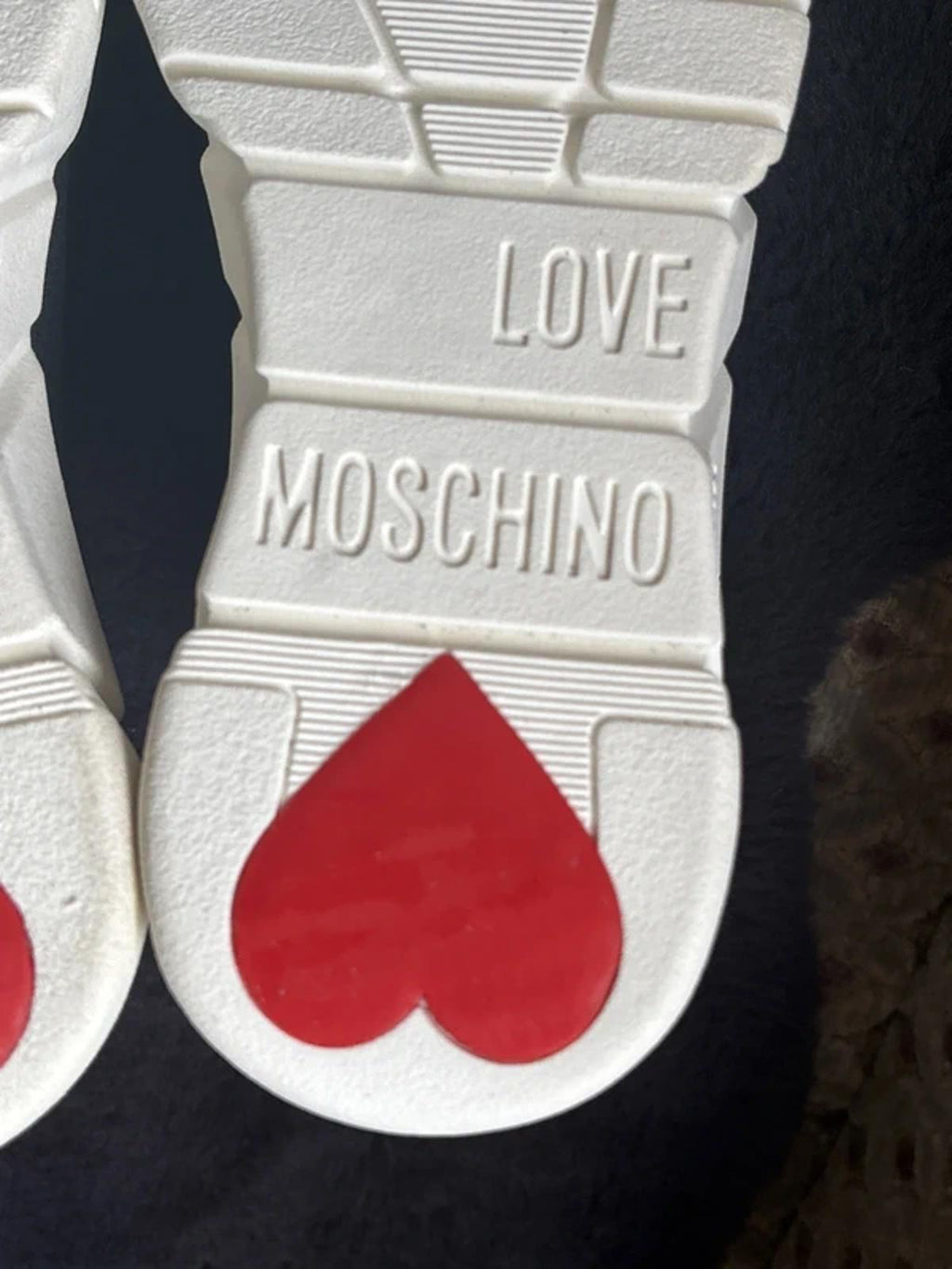 Love Moschino Logo Sock Trainers - Size UK8