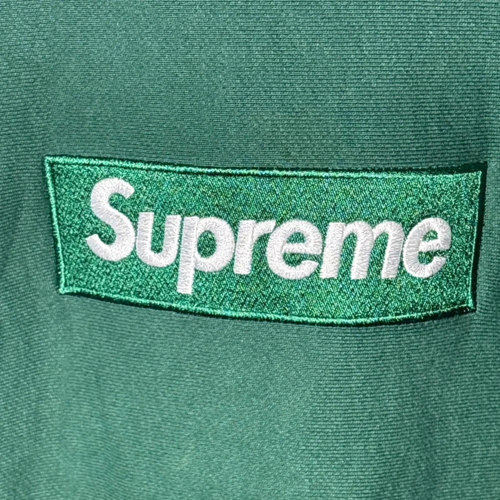 Supreme Box Logo Bogo Crewneck Hoodie jumper sweatshirt Green Medium FW18 100% Authentic VGC