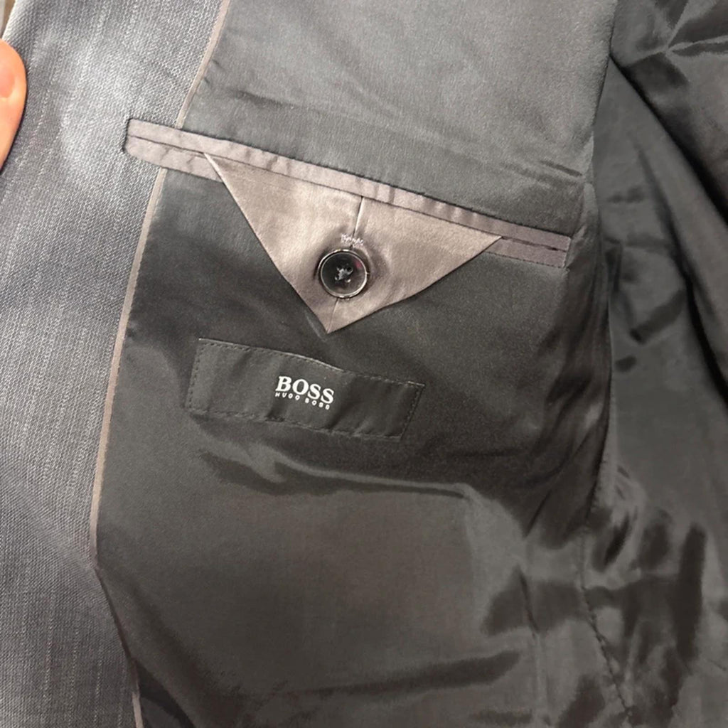Hugo Boss jeckson grey pinstripe suit jacket blazer Size 56 RRP £359 new
