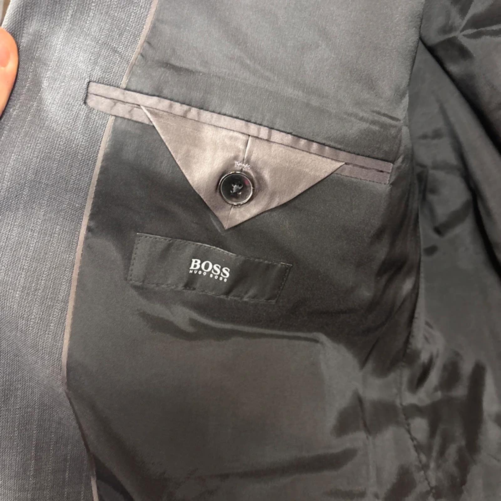 Hugo Boss jeckson grey pinstripe suit jacket blazer Size 56 RRP £359 new