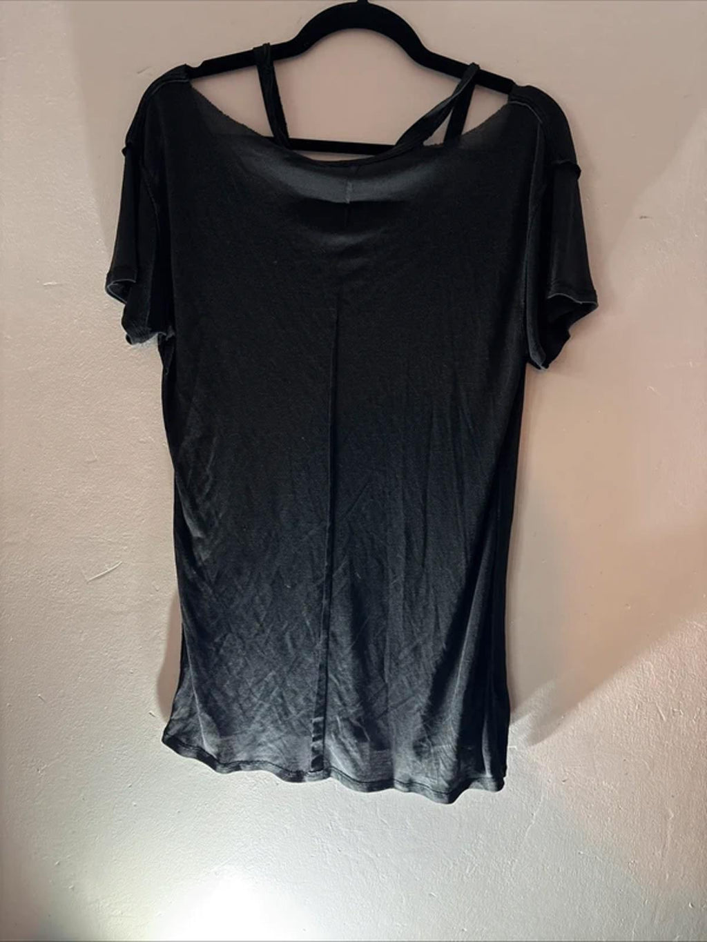 Unravel Project Silk Jersey Cut Out Black Tee Size S T-shirt New Ben Taverniti