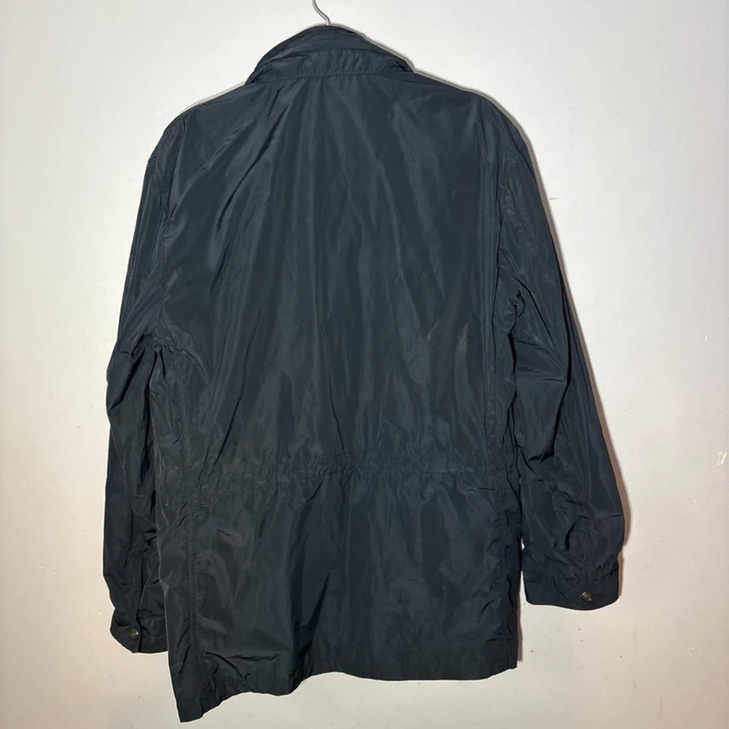 Burberry Brit Nova Check Men’s parka utility coat jacket zip away hood size XL VGC